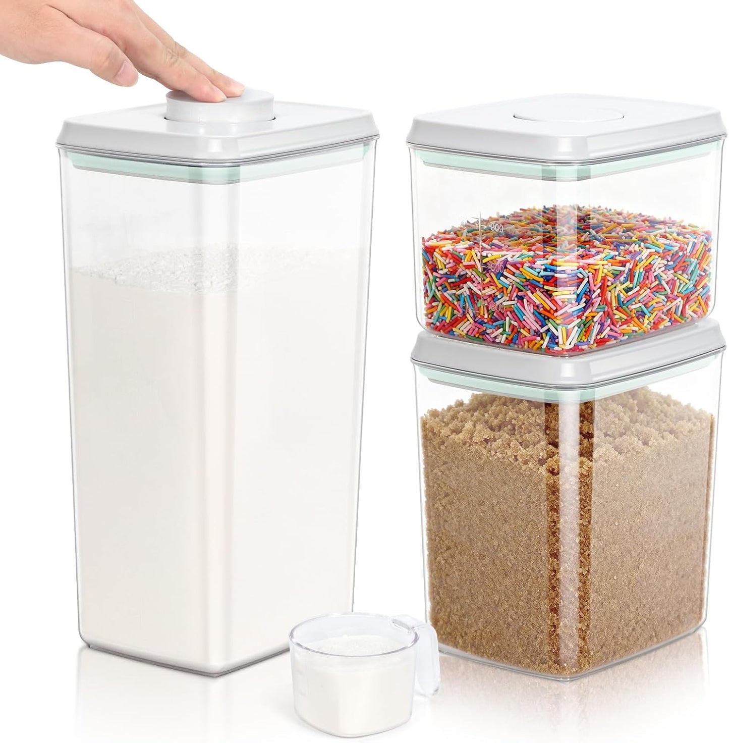 TBMax Airtight Food Storage Containers for Kitchen Organization