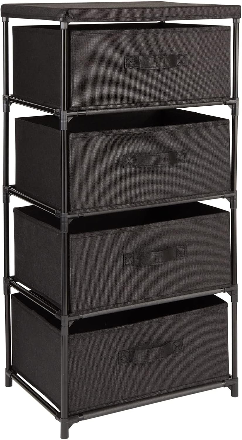 Juvale 4-Tier Fabric Dresser for Closet - Stylish Storage Solution