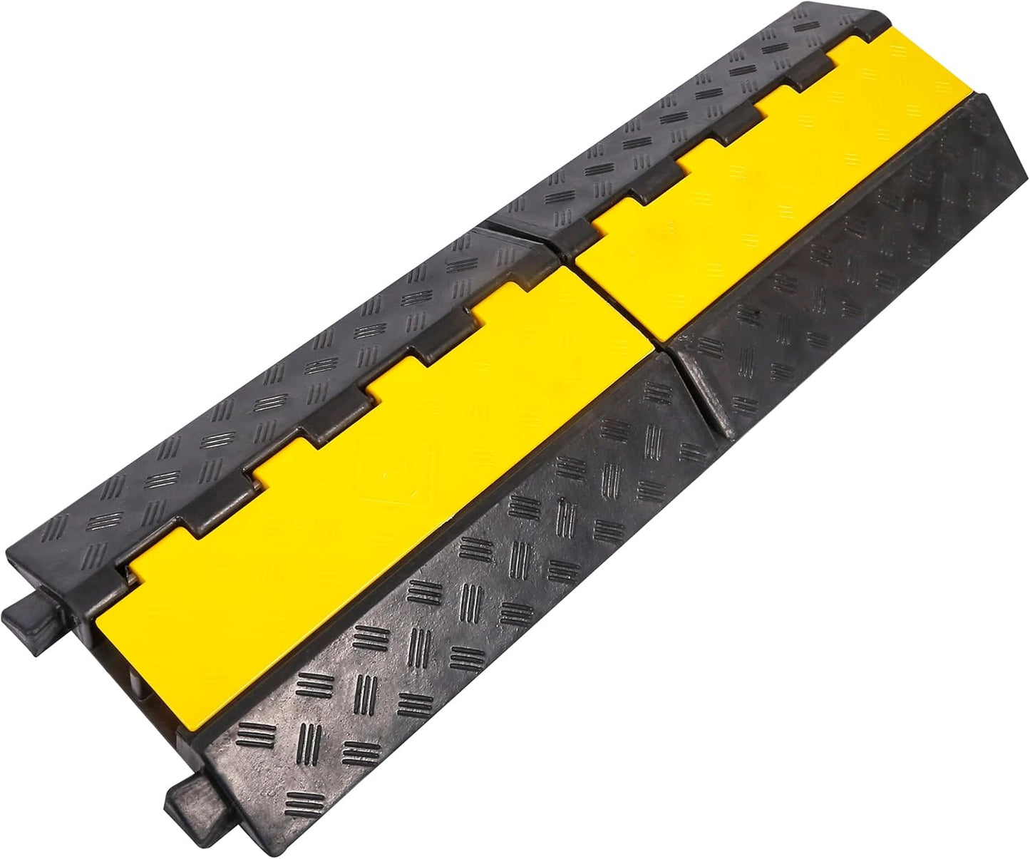 Rubber Cable Ramp Protector for Driveways and Outdoor Use
