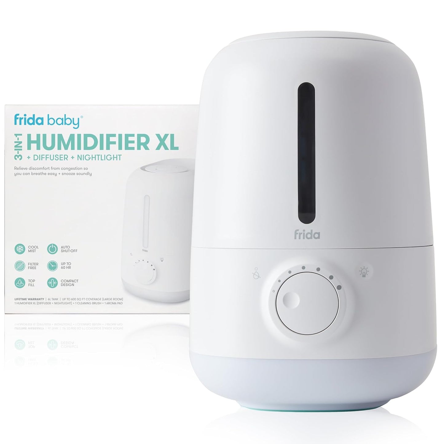 Frida Baby XL Humidifier: 3-in-1 Cool Mist + Diffuser