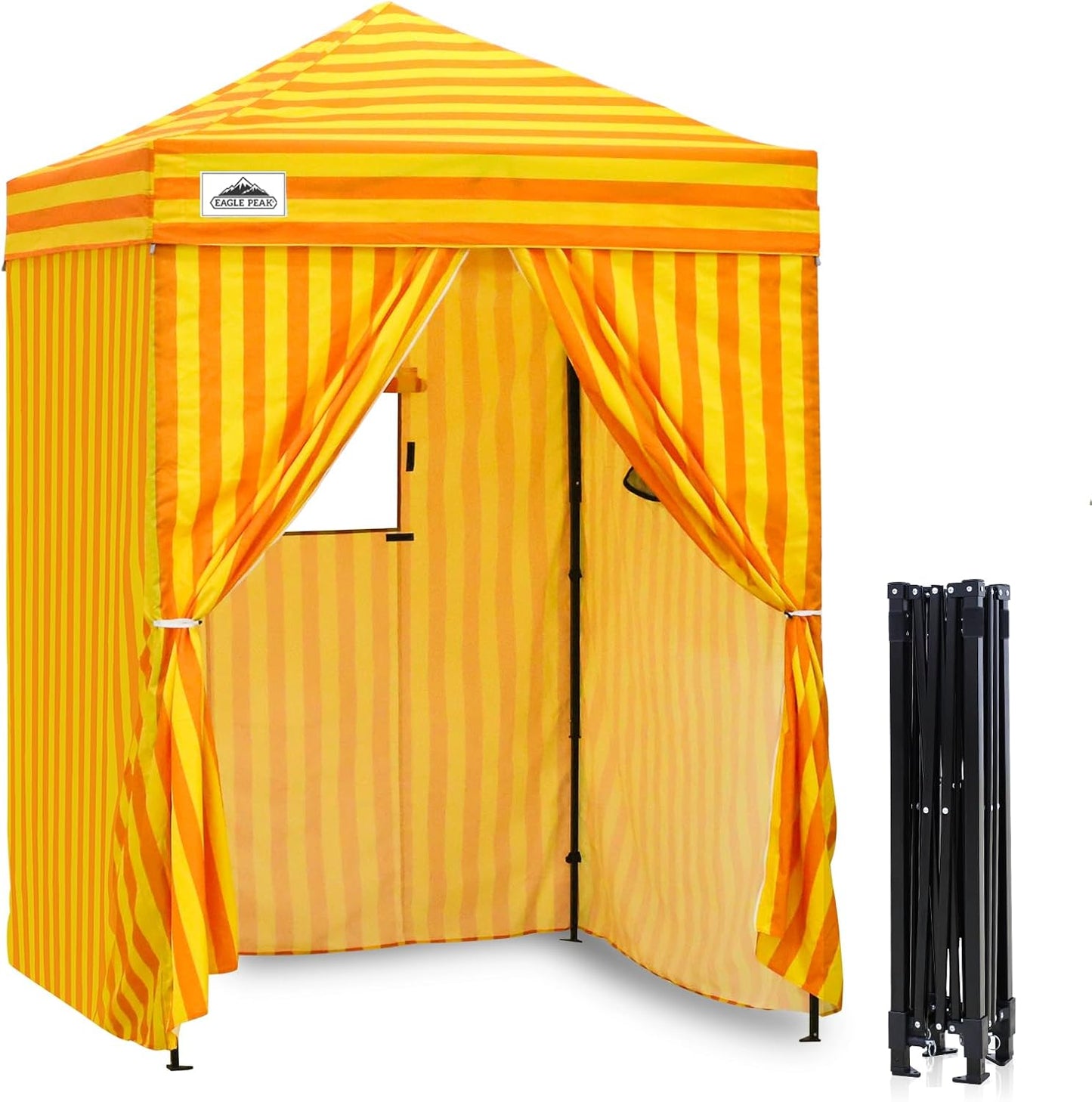 EAGLE PEAK Flex Ultra Compact 5x5 Pop-up Canopy for Privacy