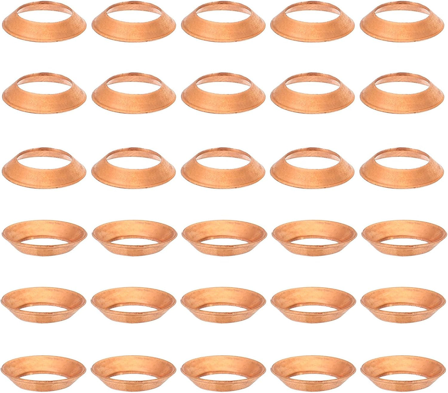 30Pcs PATIKIL Flare Gasket Set - Perfect for 3/8 Copper Pipes!