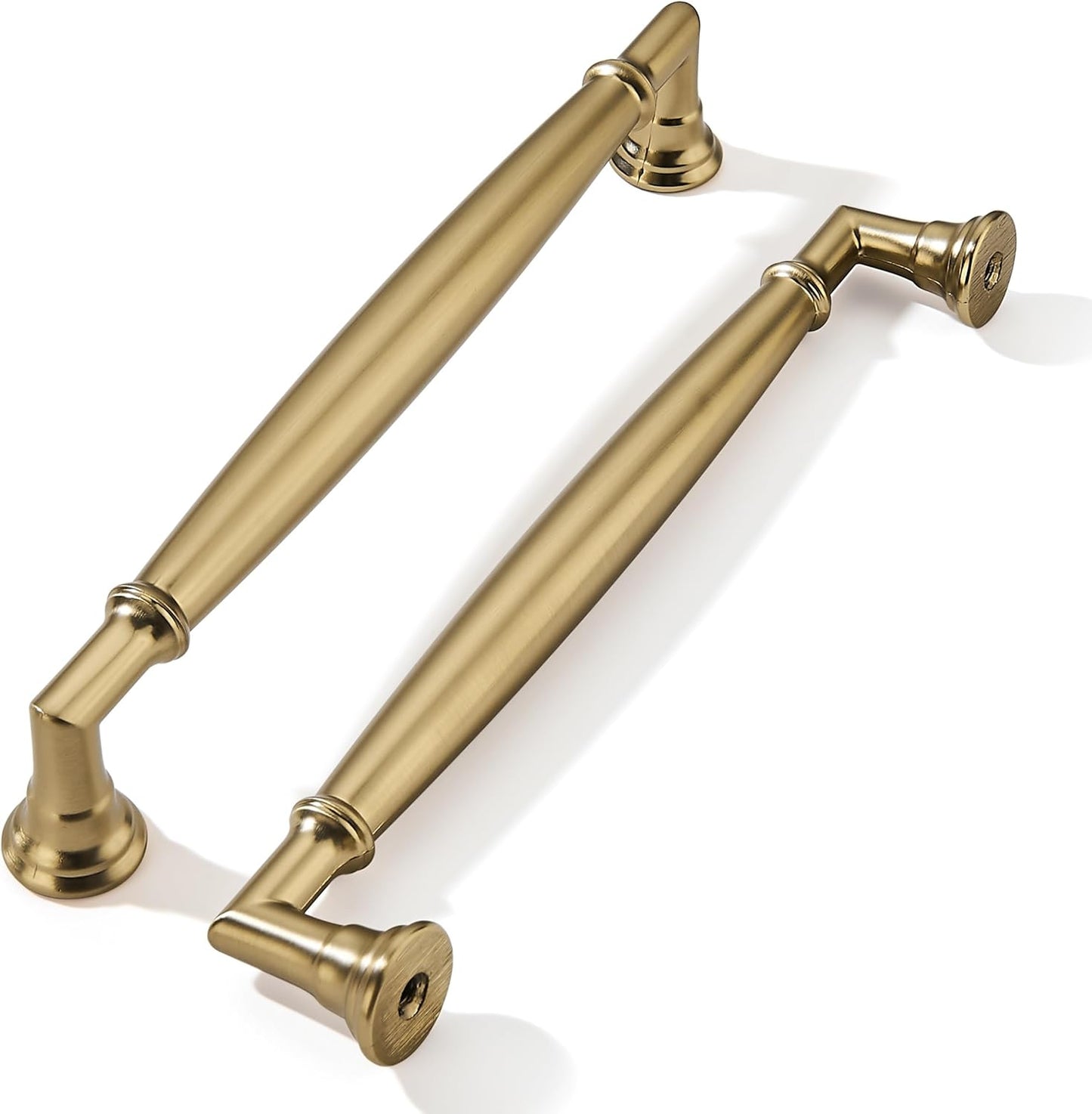 Champagne Bronze Cabinet Pulls - Heavy Duty Solid Brass Handles