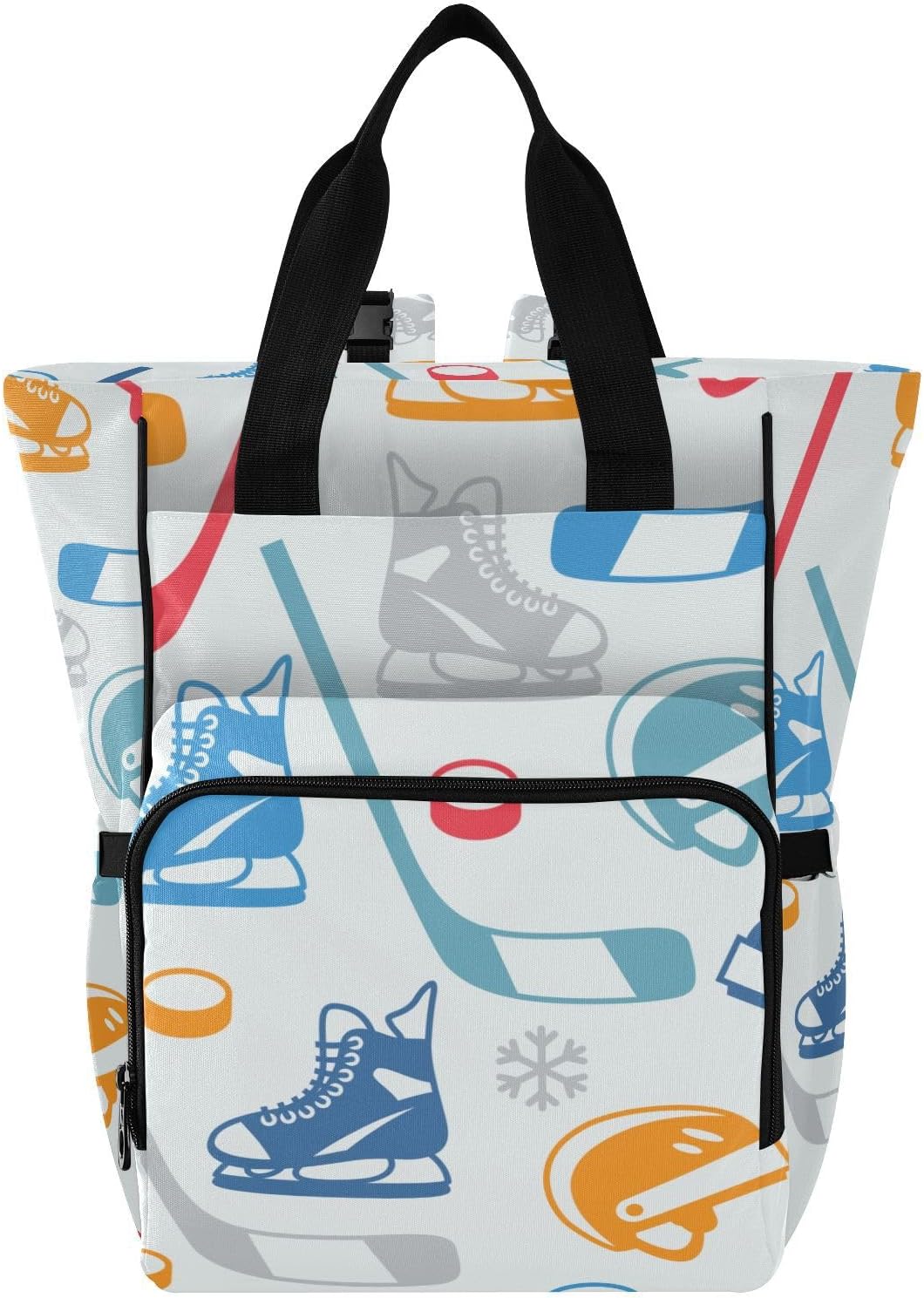 SPRIPORT Hockey Diaper Backpack: Stylish & Spacious