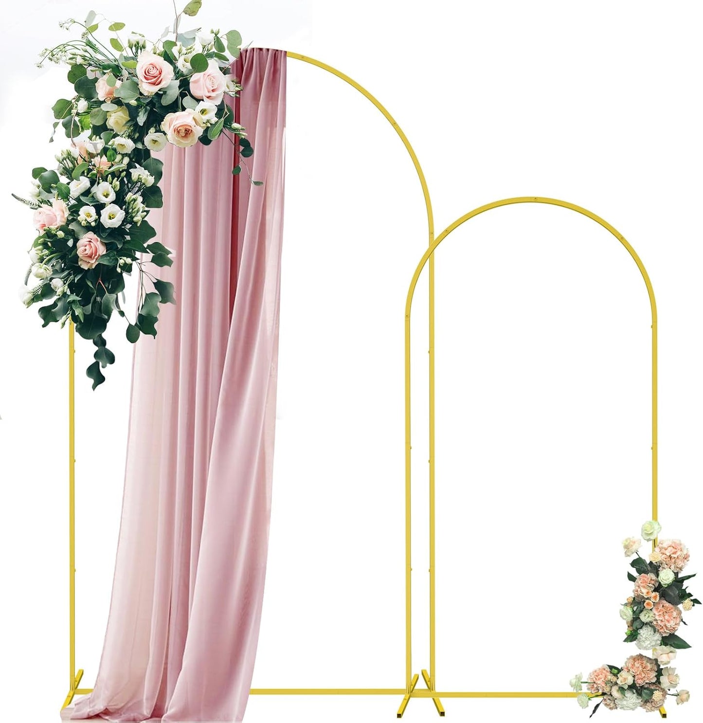 Gold Metal Wedding Arch Backdrop Stand for Stunning Events