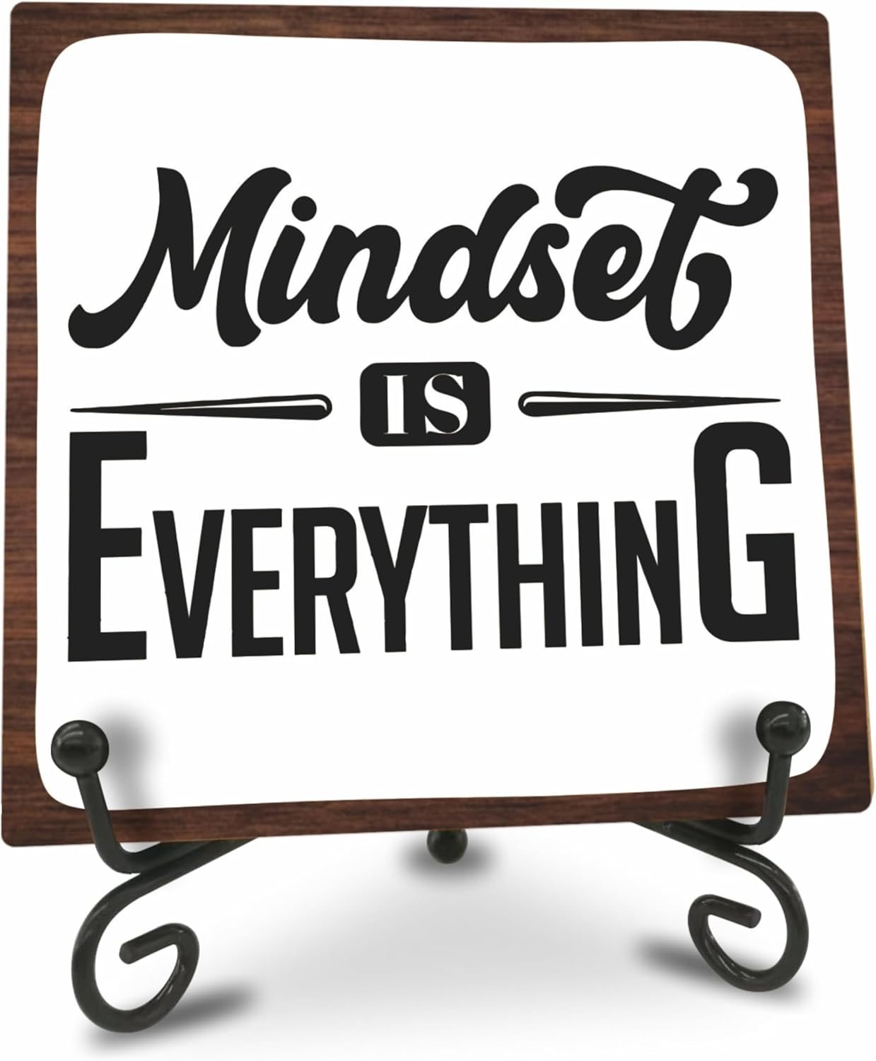 Motivational Wood Plaque - Desk Decor Masterpiece