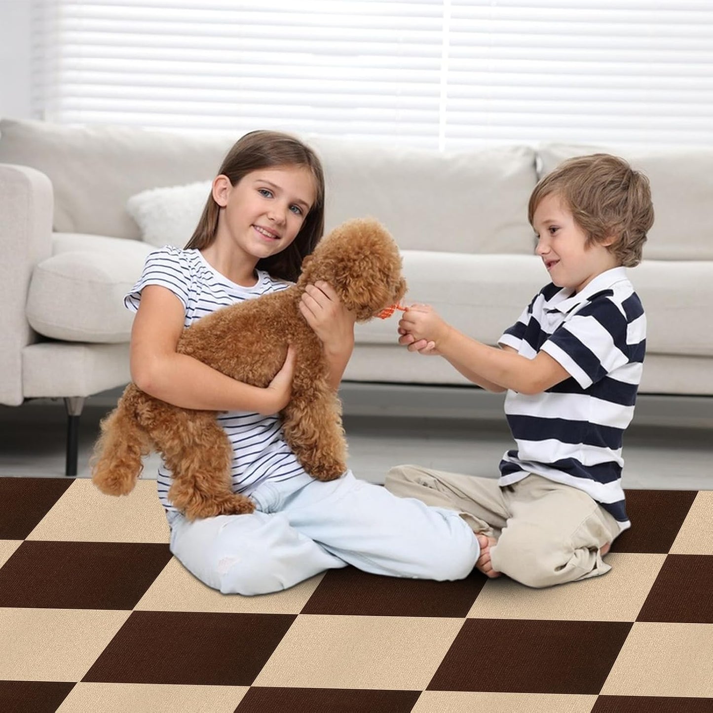 Self Adhesive Carpet Floor Tiles for Easy DIY Installation