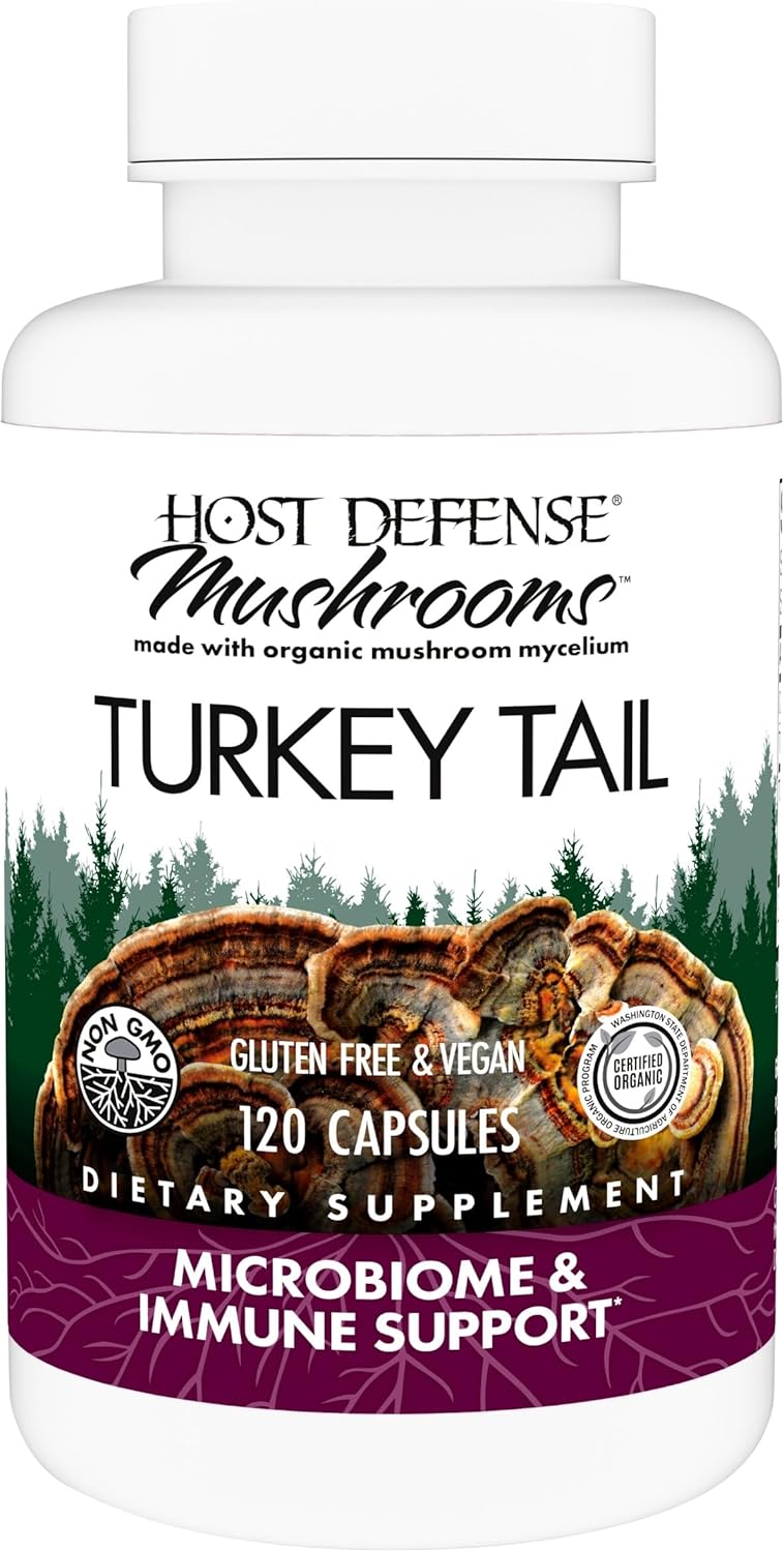 Turkey Tail Capsules for Digestive Health & Immune Support