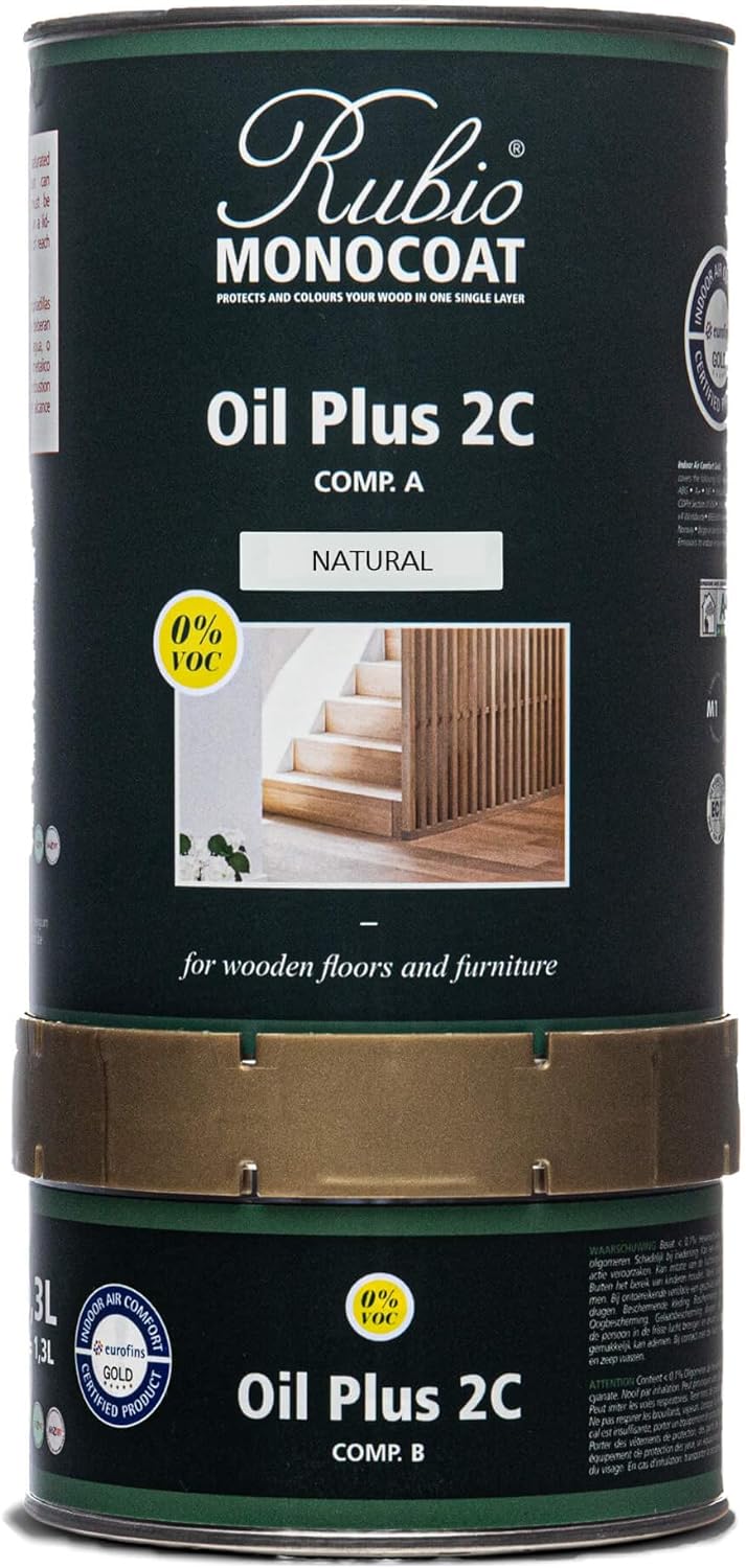 Rubio Monocoat Wood Stain & Finish - Eco-Friendly Oil Plus 2C