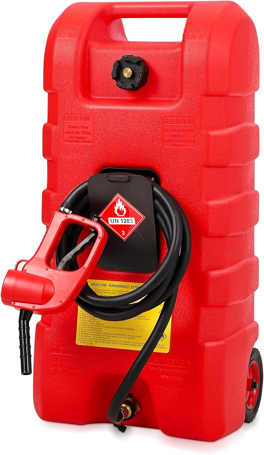 15 Gallon Gas Can with Siphon Pump for Easy Fuel Transfer