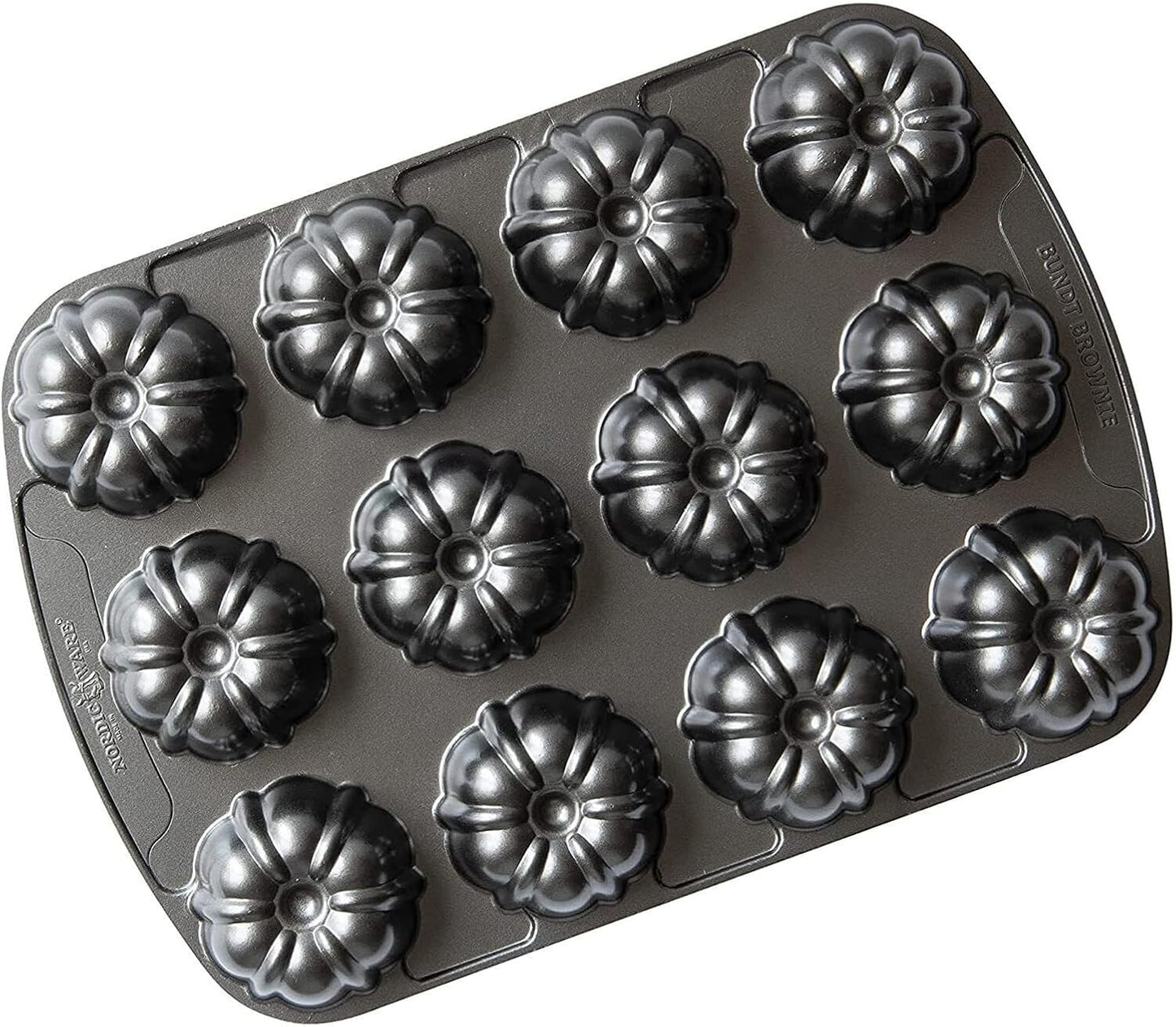 Nordic Ware Brownie Bundt Pan for Perfectly Baked Treats