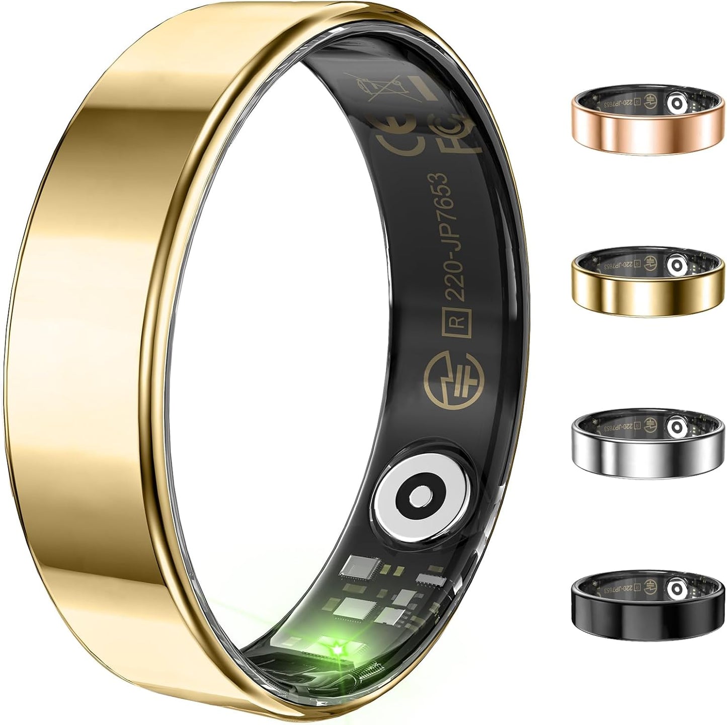 Ultra-thin Fitness Tracker Smart Ring for Health Monitoring
