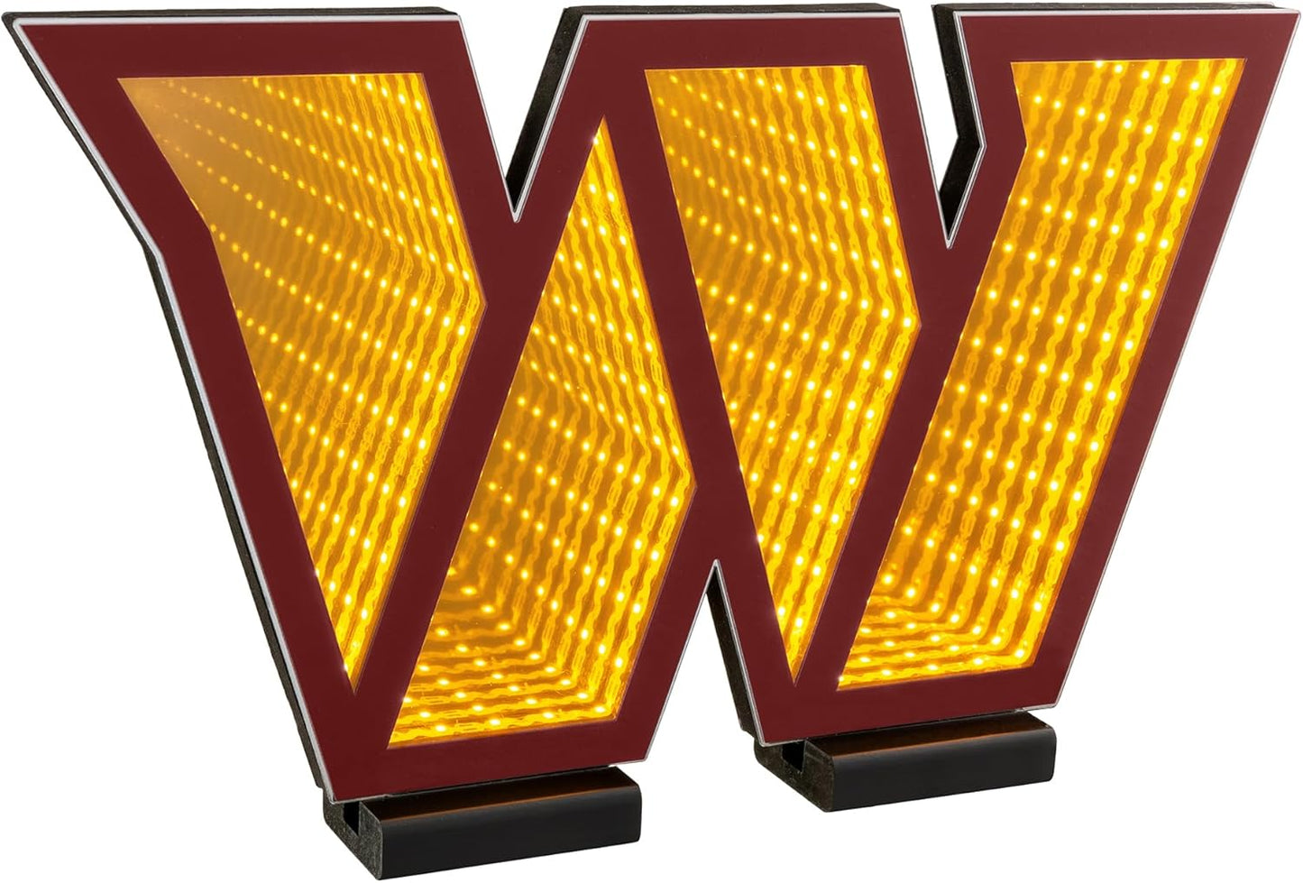 NFL Washington Commanders LED Infinity Logo Light - 3D Effect