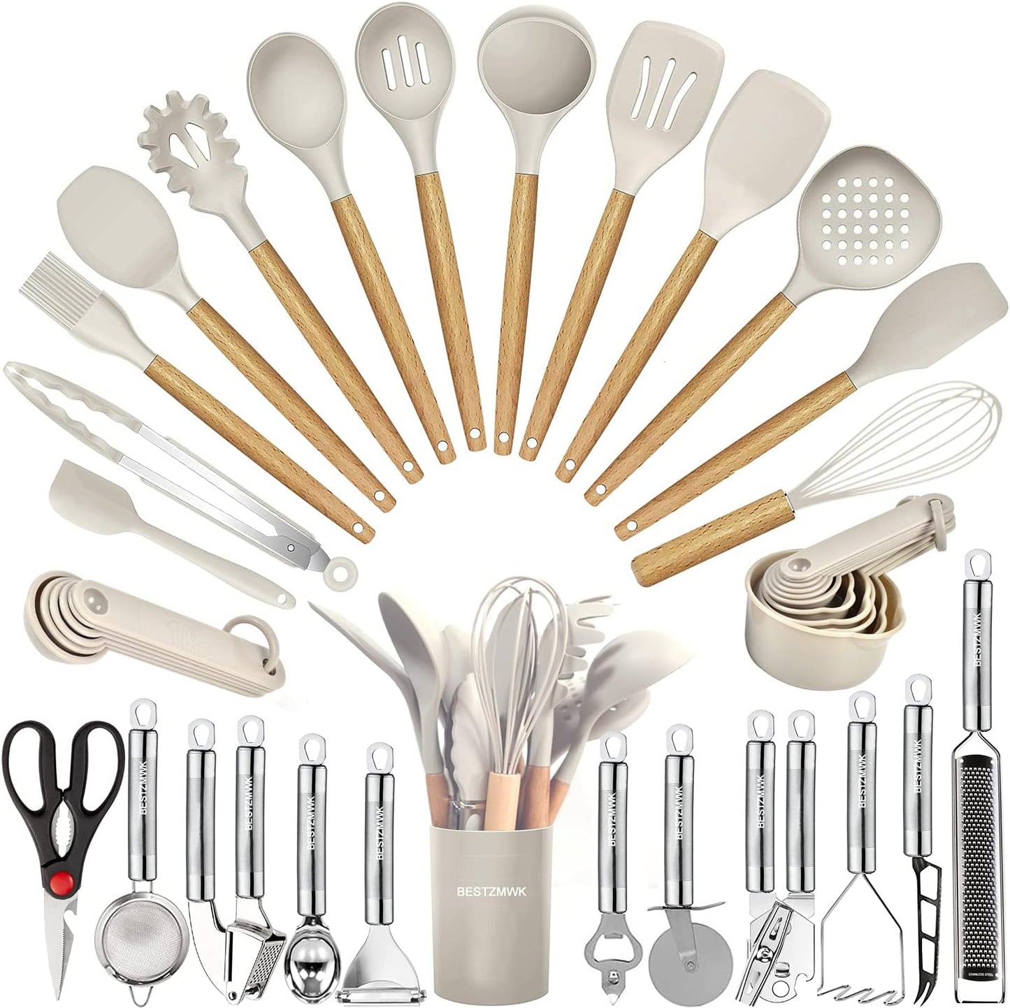 35 PCs Kitchen Utensils Set for Nonstick Cookware - Best Quality
