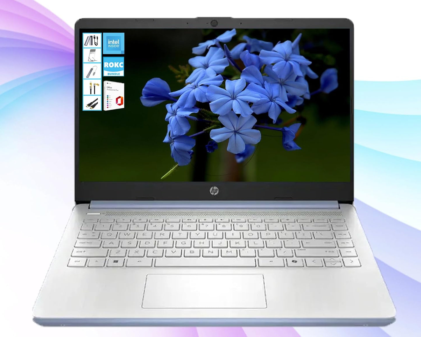 HP AI-Powered 14 HD Laptop with 16GB RAM and 1TB Cloud Storage