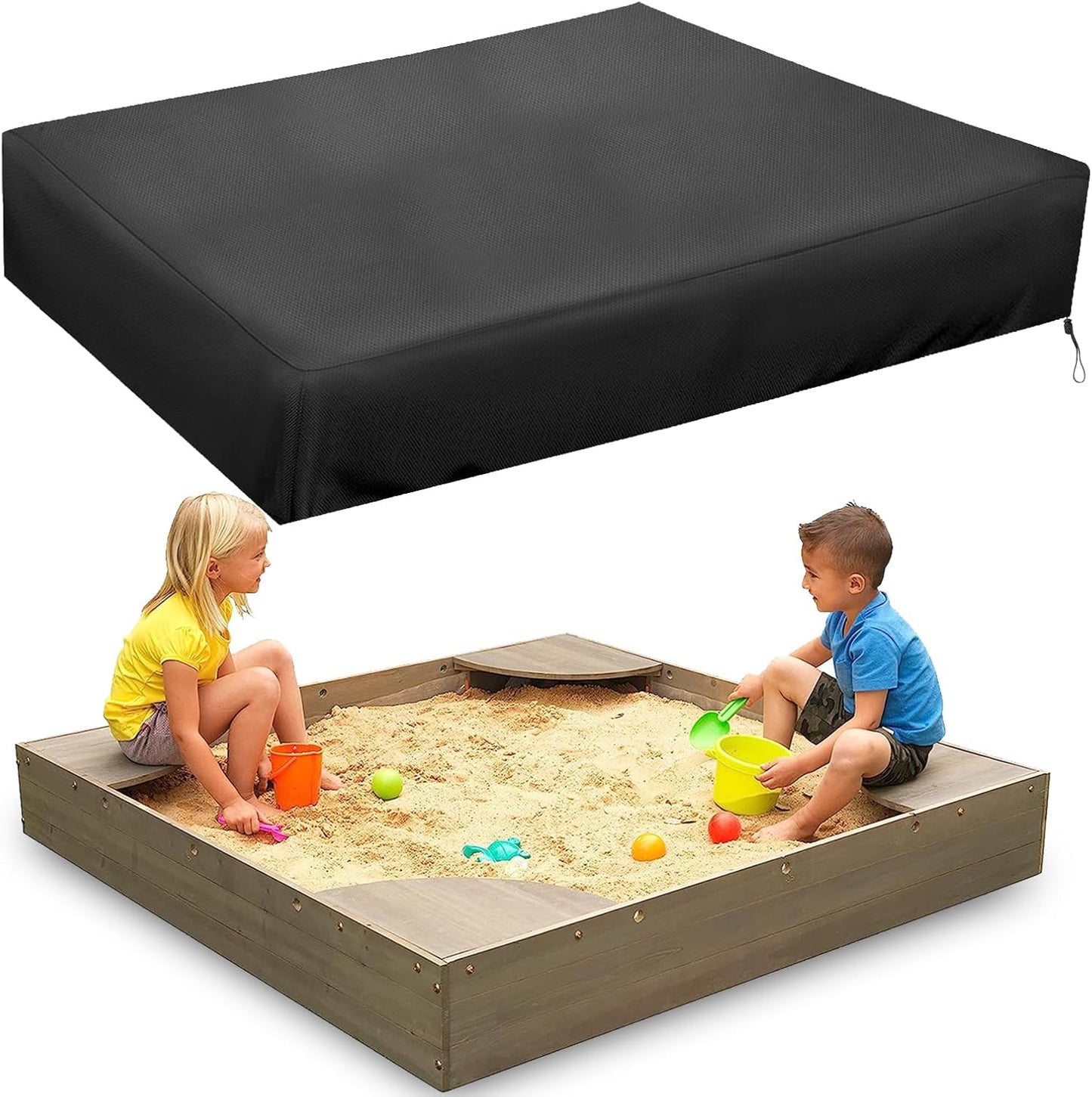 MRWiZMS Sandbox Cover: Waterproof & UV Resistant Protection