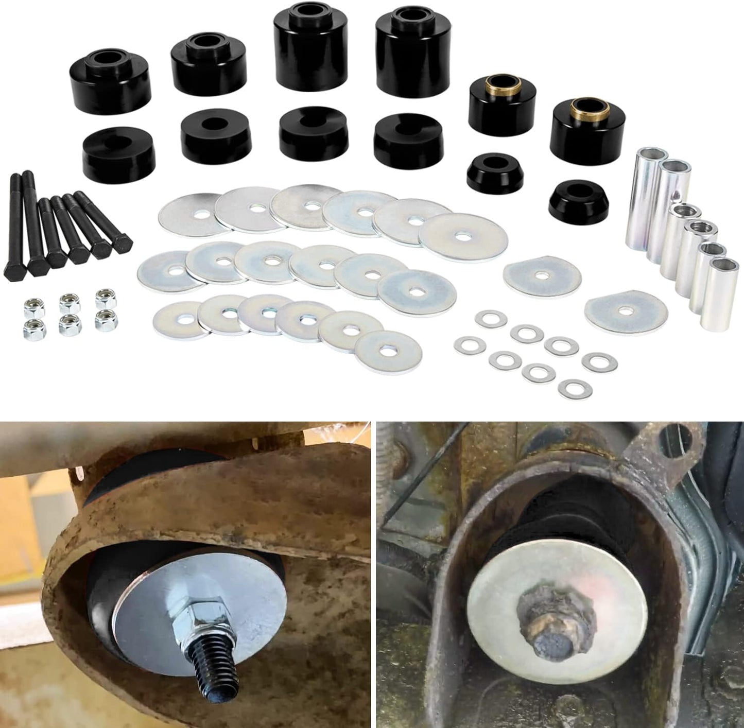 Body Mount Bushing Set Kit for Ford F-150 F-250 F-350 1980-1998