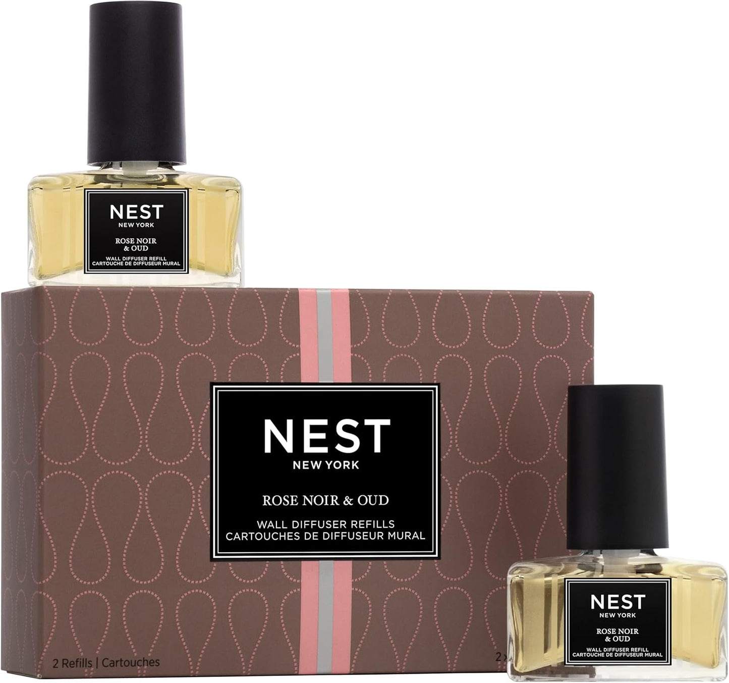 NEST New York Wall Diffuser Refill Vials for Rose Noir & Oud