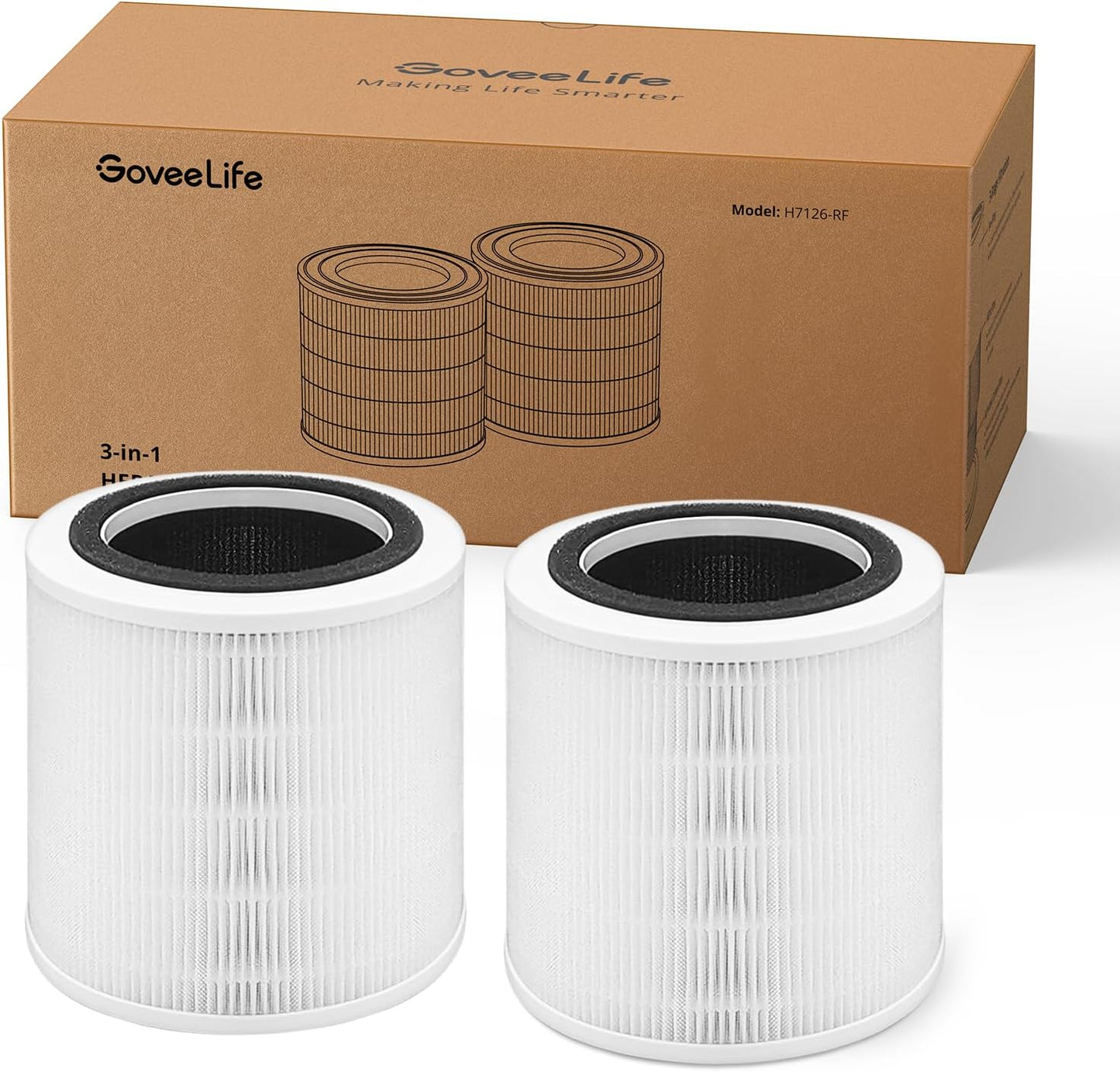 GoveeLife Air-Purifier Replacement Accessories for H7126 Model