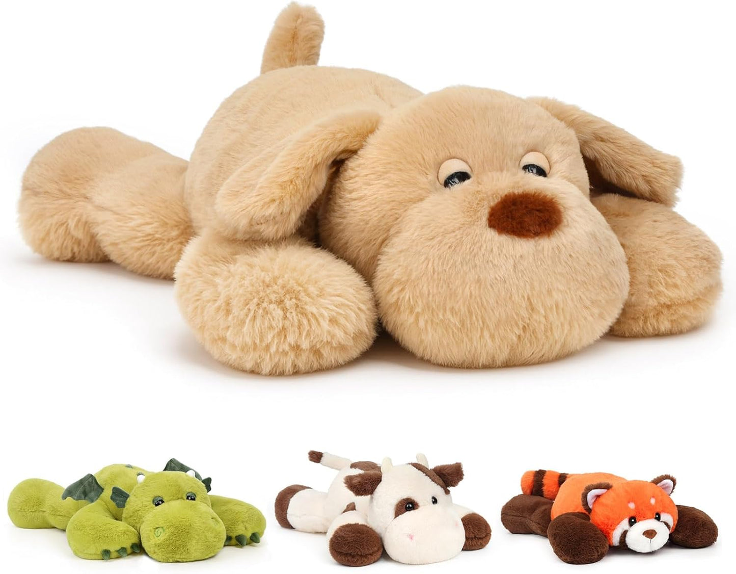Weighted Dog Stuffed Animal for Stress Relief and Comfort