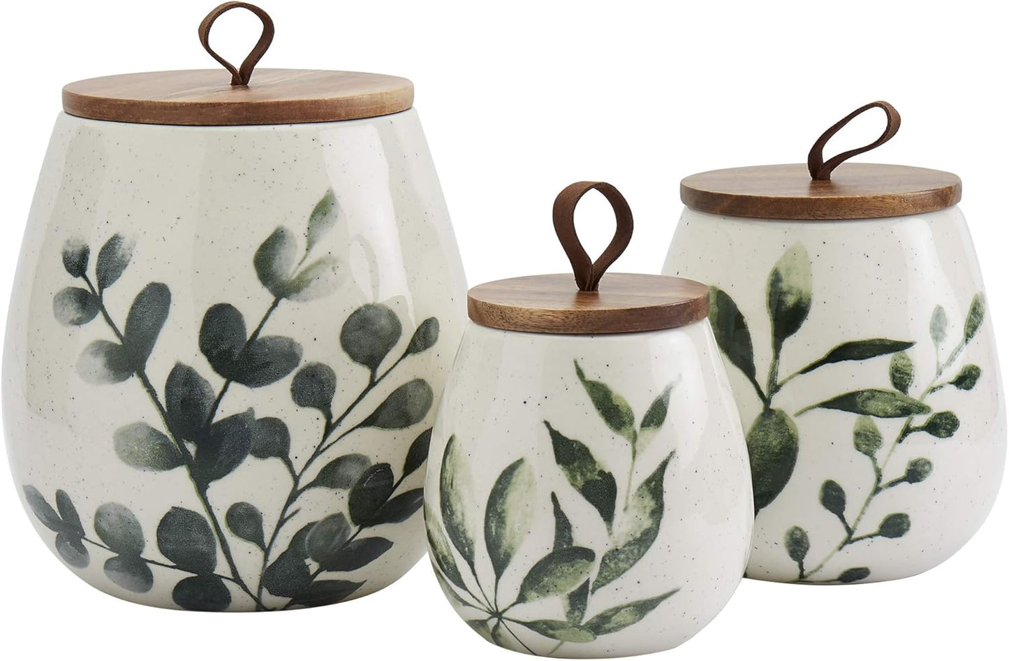 TTU Tabletops Gallery Ceramic Canister Set for Kitchen Storage