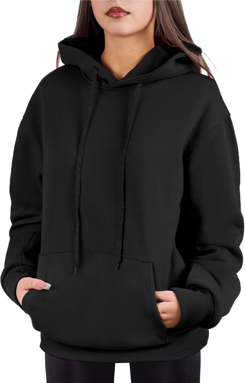 Cozy Fleece Hoodie - Front Pocket - Cloud Soft