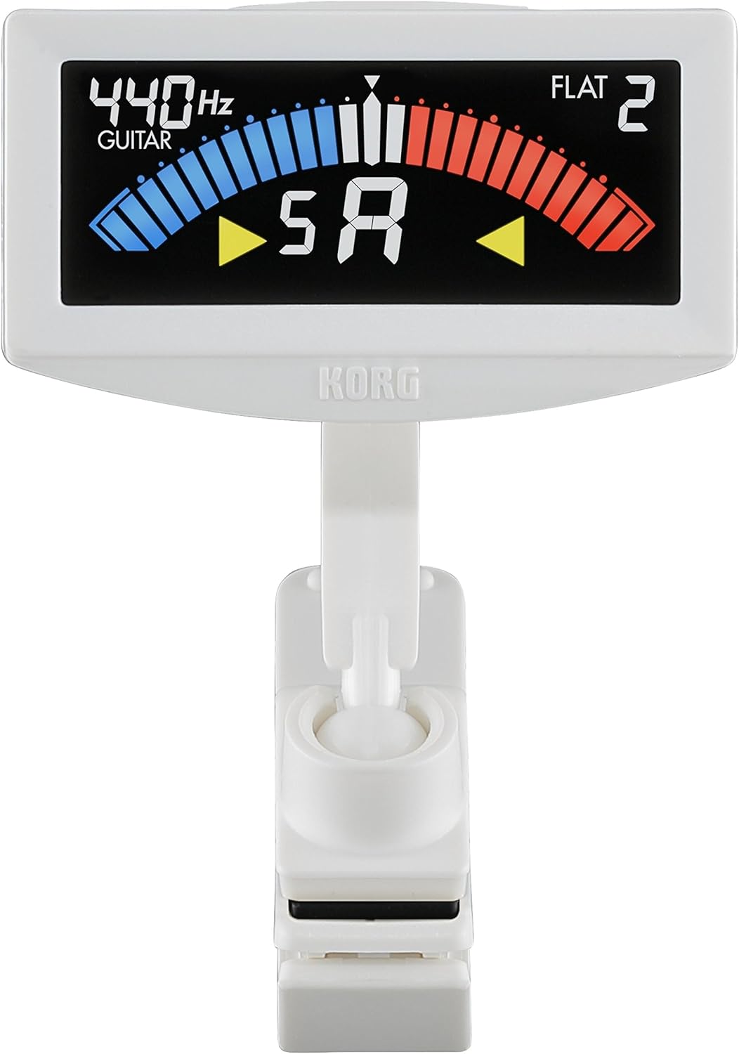 Korg PitchCrow Clip-On Guitar Tuner for Accurate Tuning