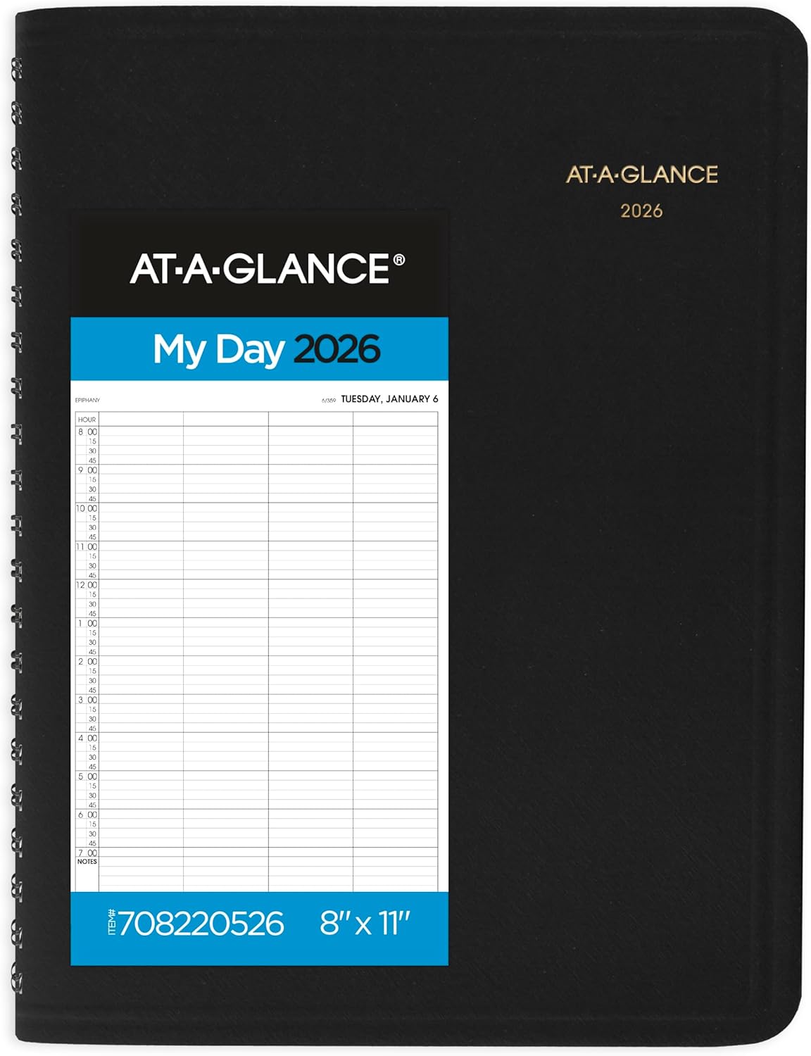 AT-A-GLANCE 2026 Appointment Book Planner for Four People