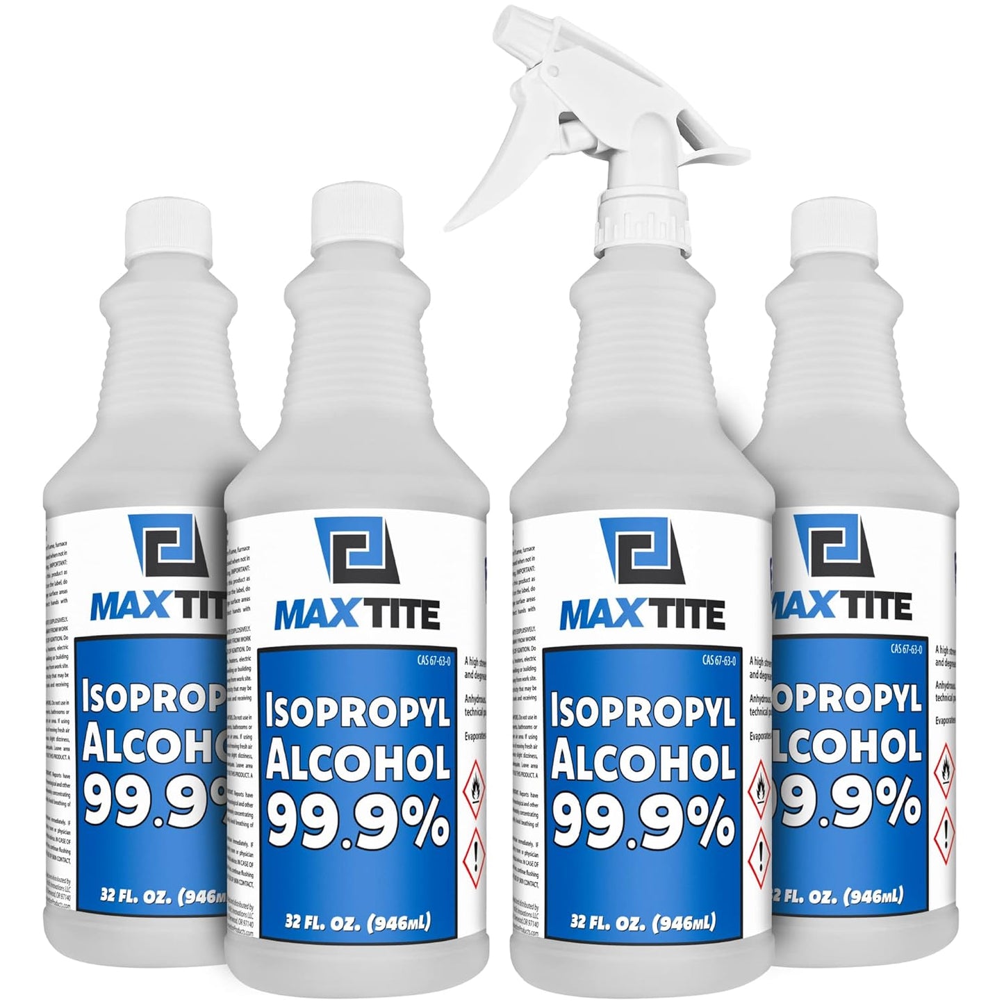 MaxTite 99.9% Isopropyl Alcohol for Electronics and Cleaning