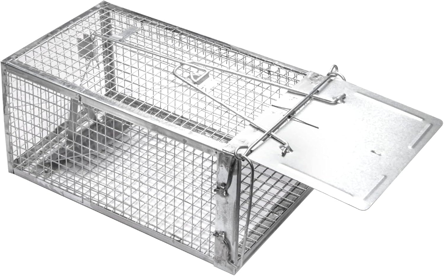 Effective Indoor/Outdoor Rat Trap, Catch & Release, Silver