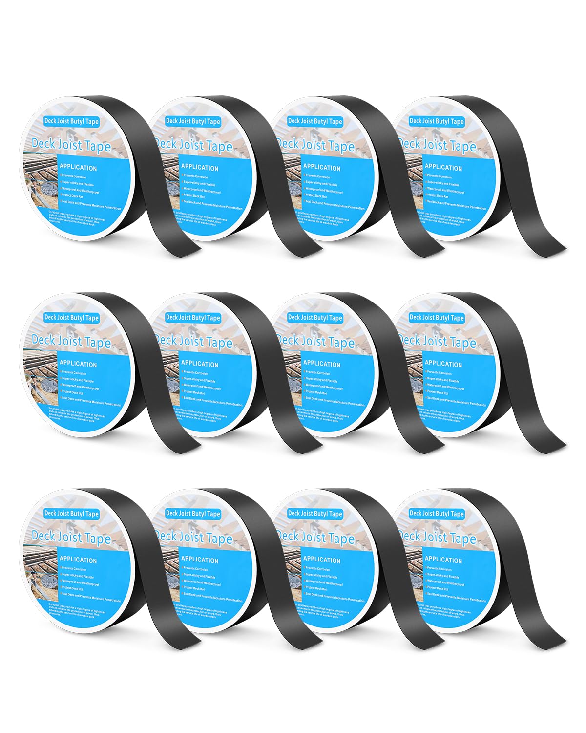GCCSJ Deck Joist Tape 2in x 50ft - Waterproof Anti-Corrosion Solution