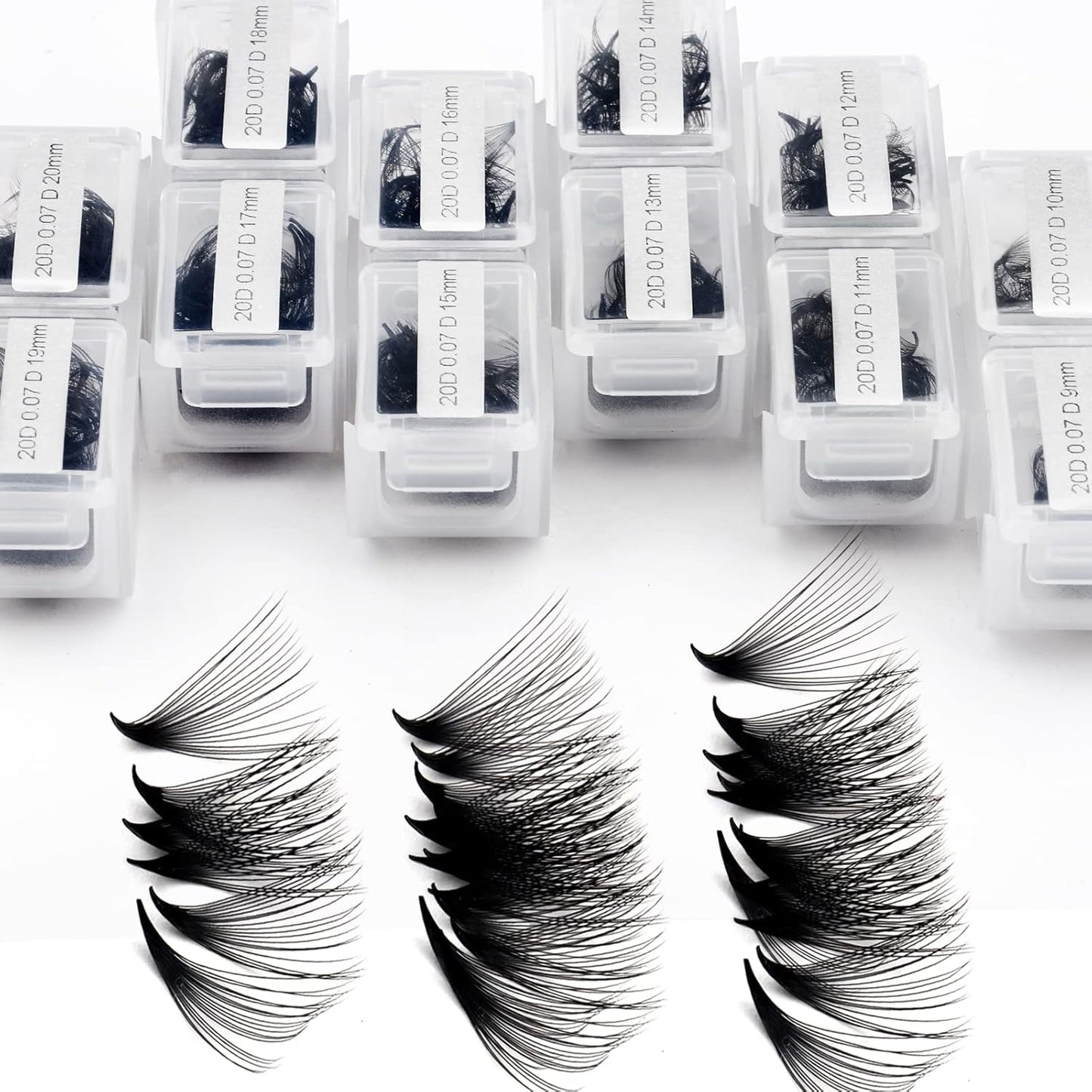 1200 Fans Premade Eyelash Extensions for Stunning Volume Lashes