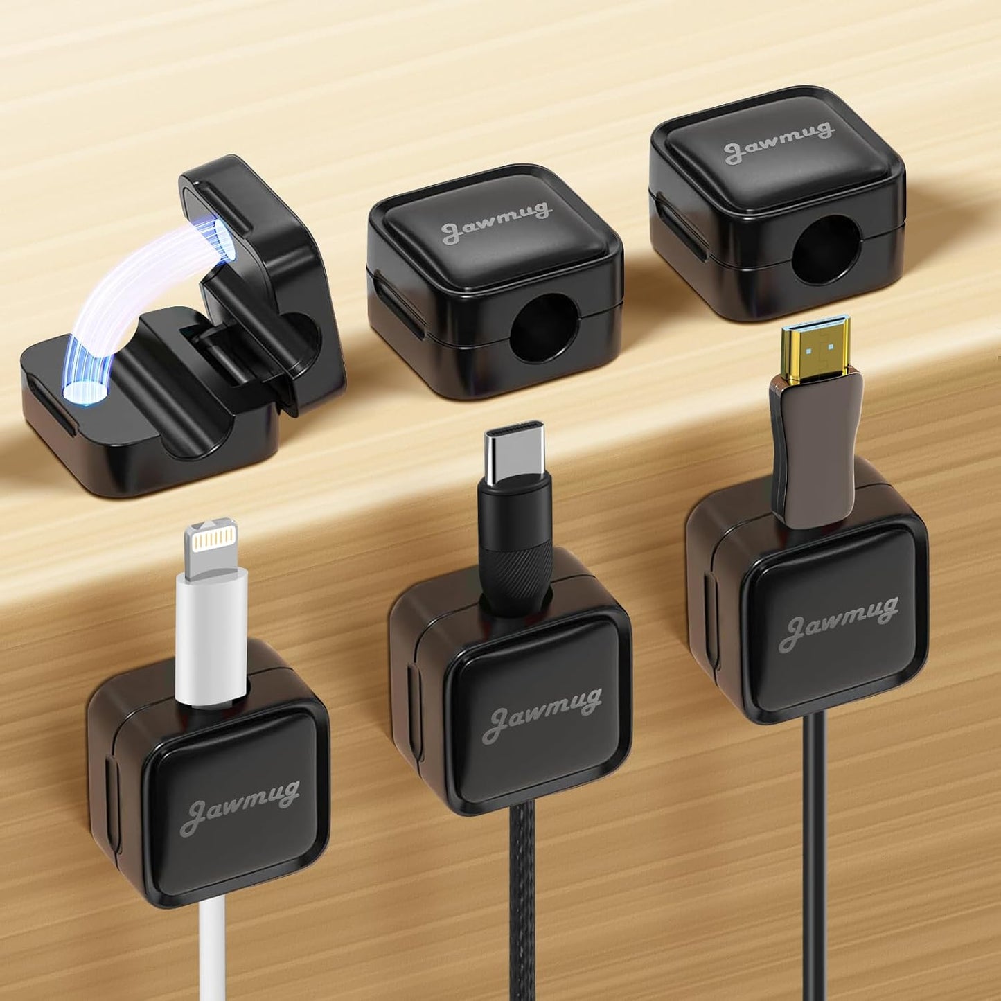 Magnetic Cable Clips - Secure & Easy Cord Management