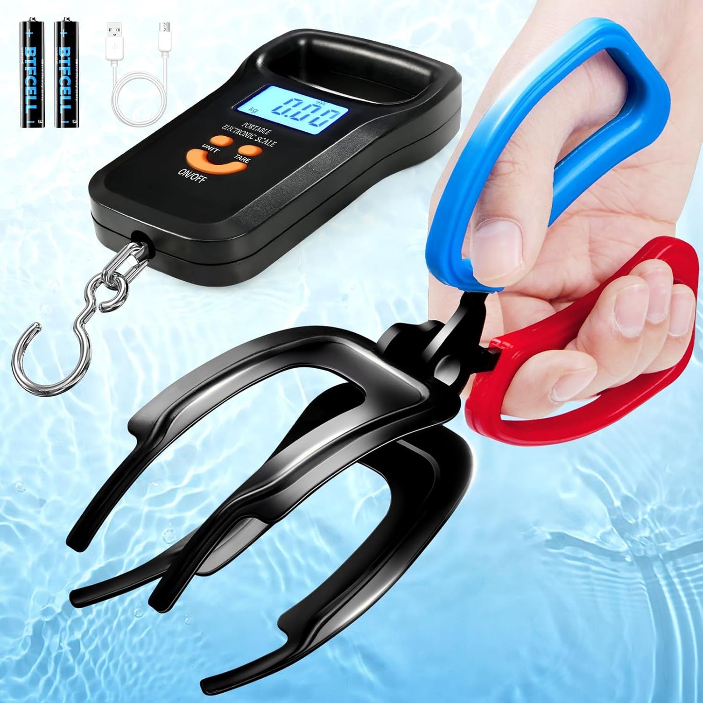 FRAMICS Claw Fish Gripper: Electronic Weighing Scale & Strong Grip