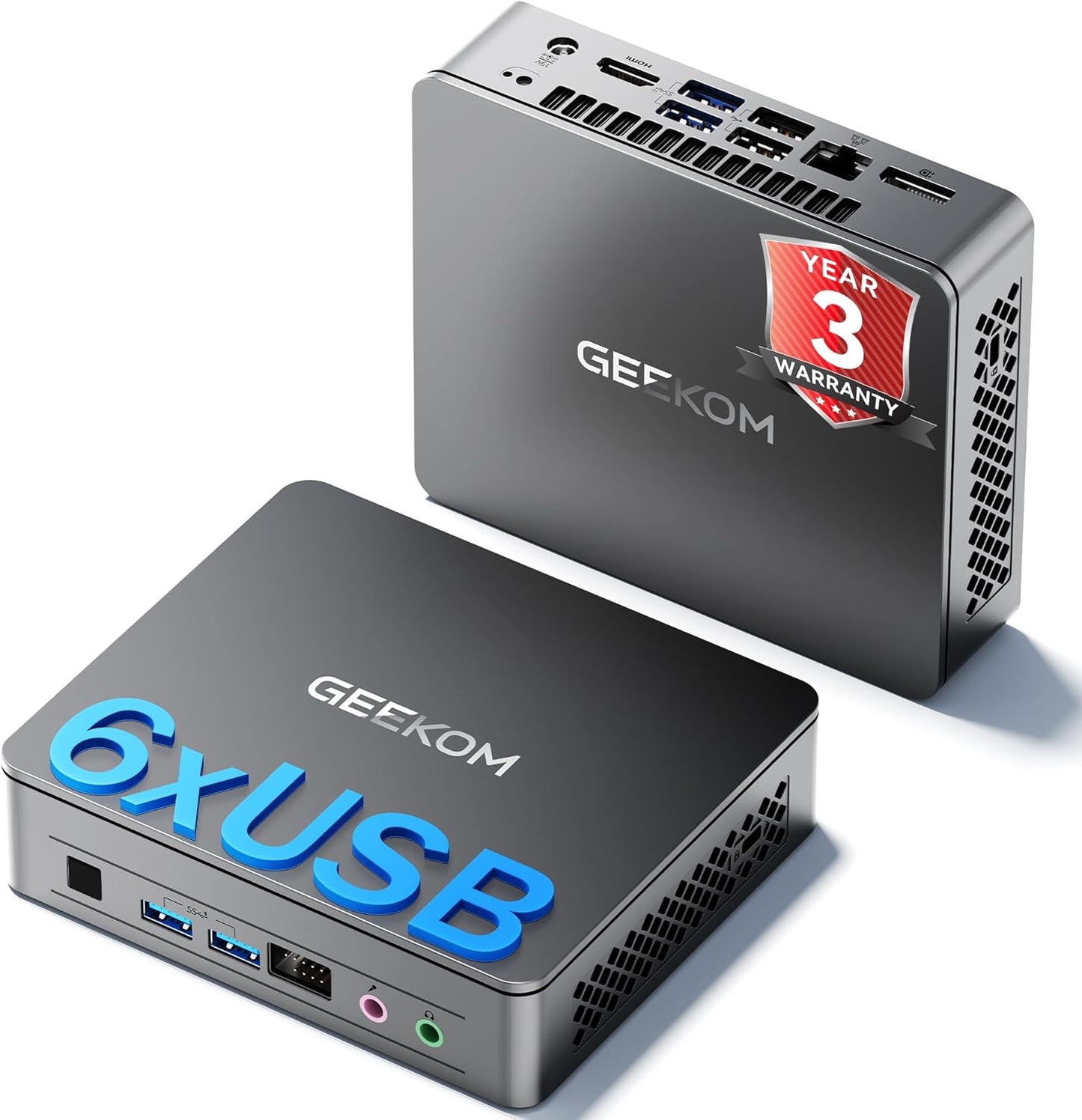 GEEKOM Air12 Lite Mini PC: Compact Powerhouse for Home & Office