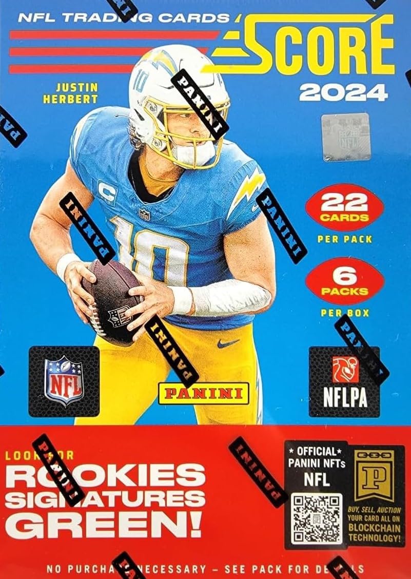 2024 Panini Score Football Blaster Box with 33 Rookies and Inserts