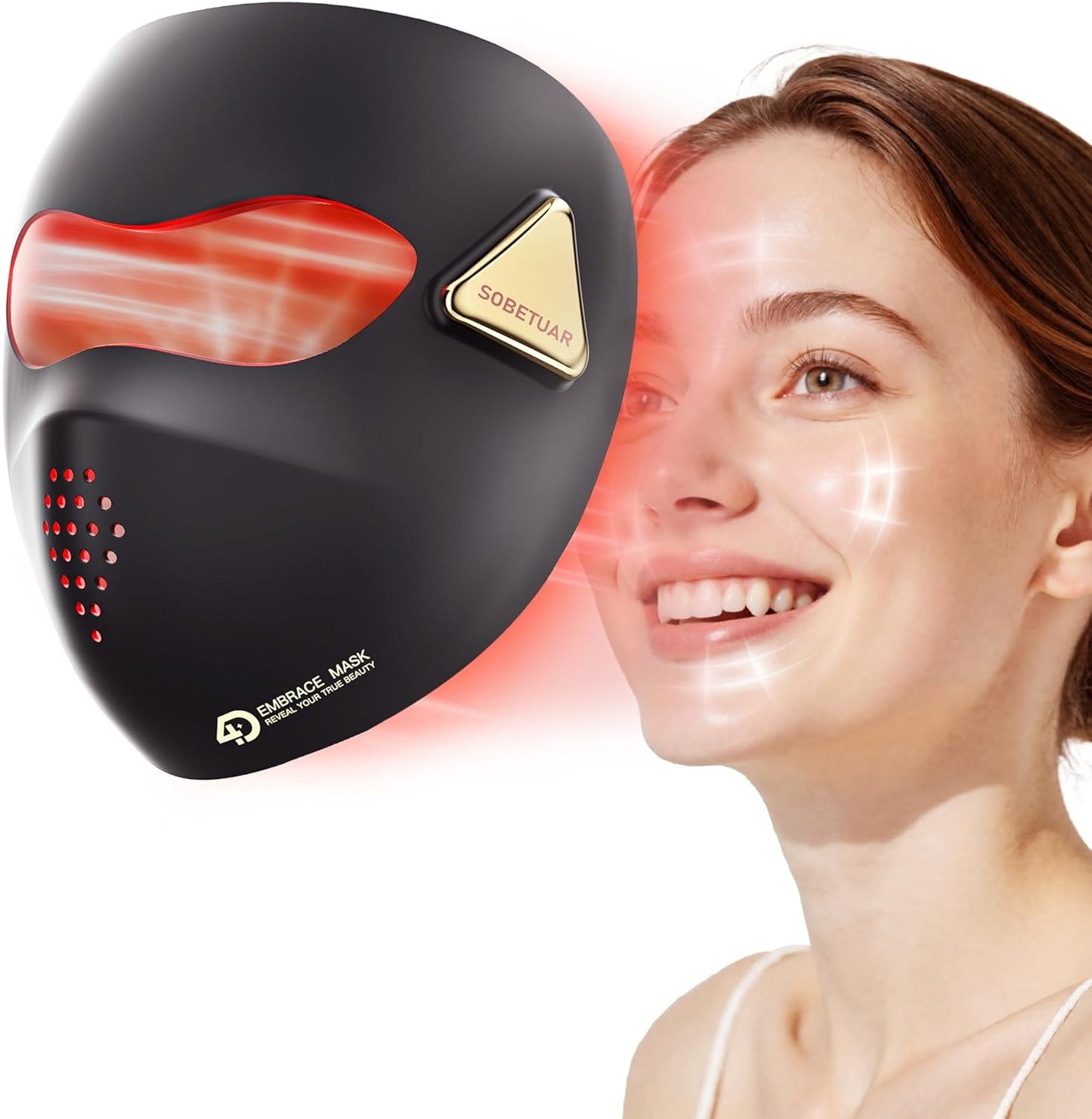 LED Light Therapy Mask for Face - Anti-Aging & Acne Treatment