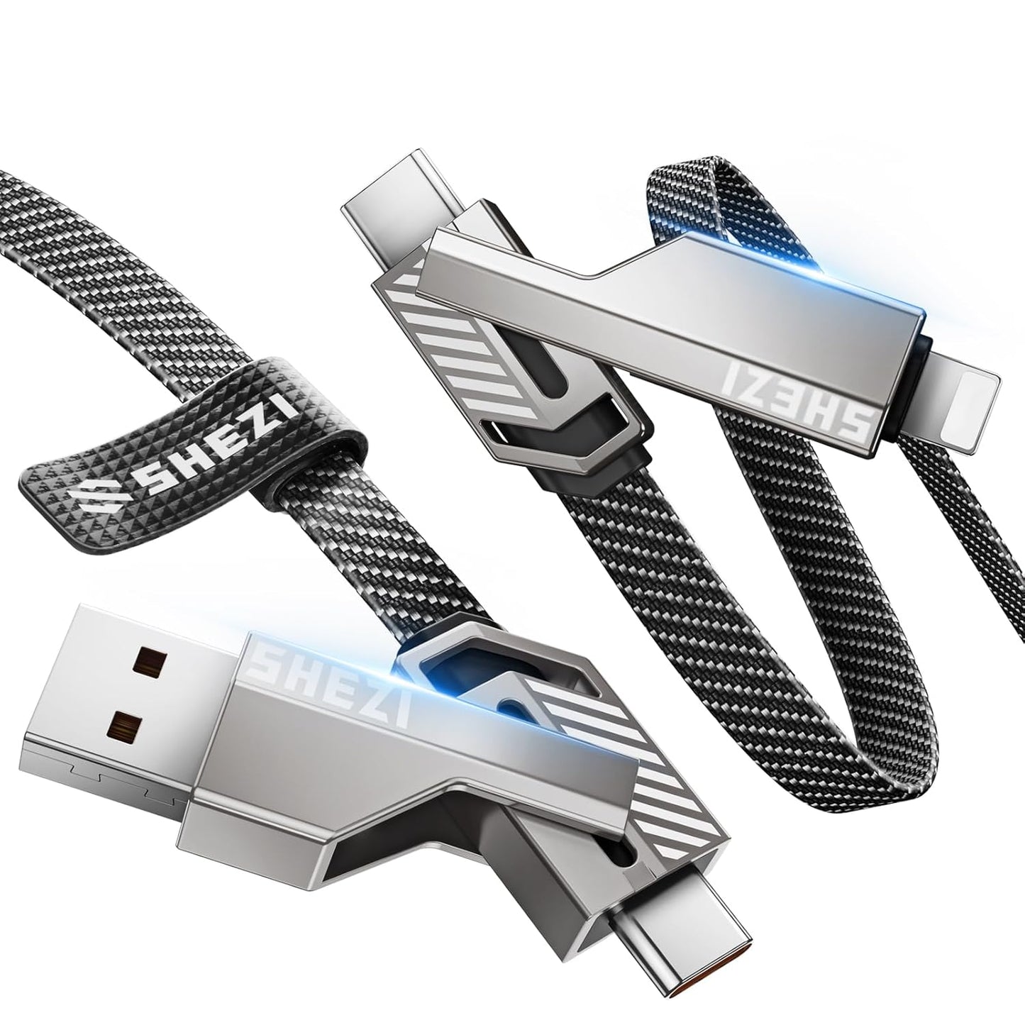 Fast Charge 4-in-1 USB C Cable Combo by Vexipia