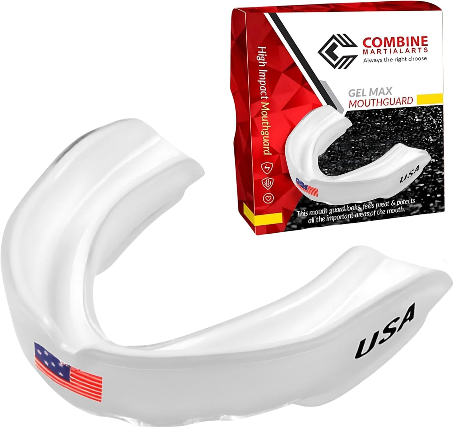 USA Flag Adult Sports Mouthguard - Ultimate Protection