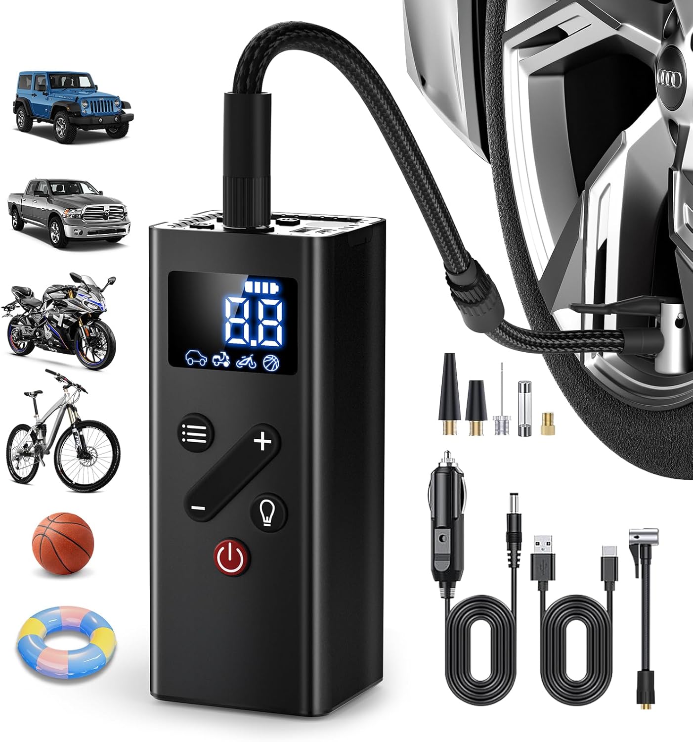 COVO Cordless Air Pump: 4X Faster Inflation