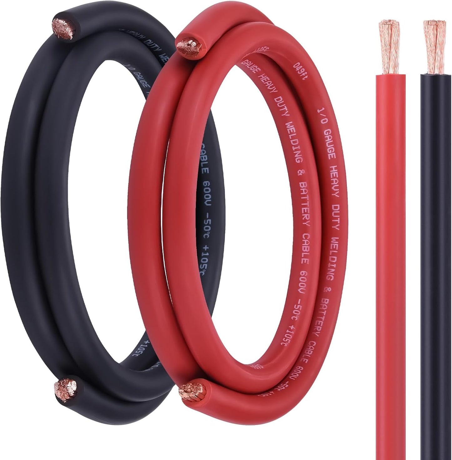 1/0 Battery Cable for Automotive, Solar, Marine and Generator