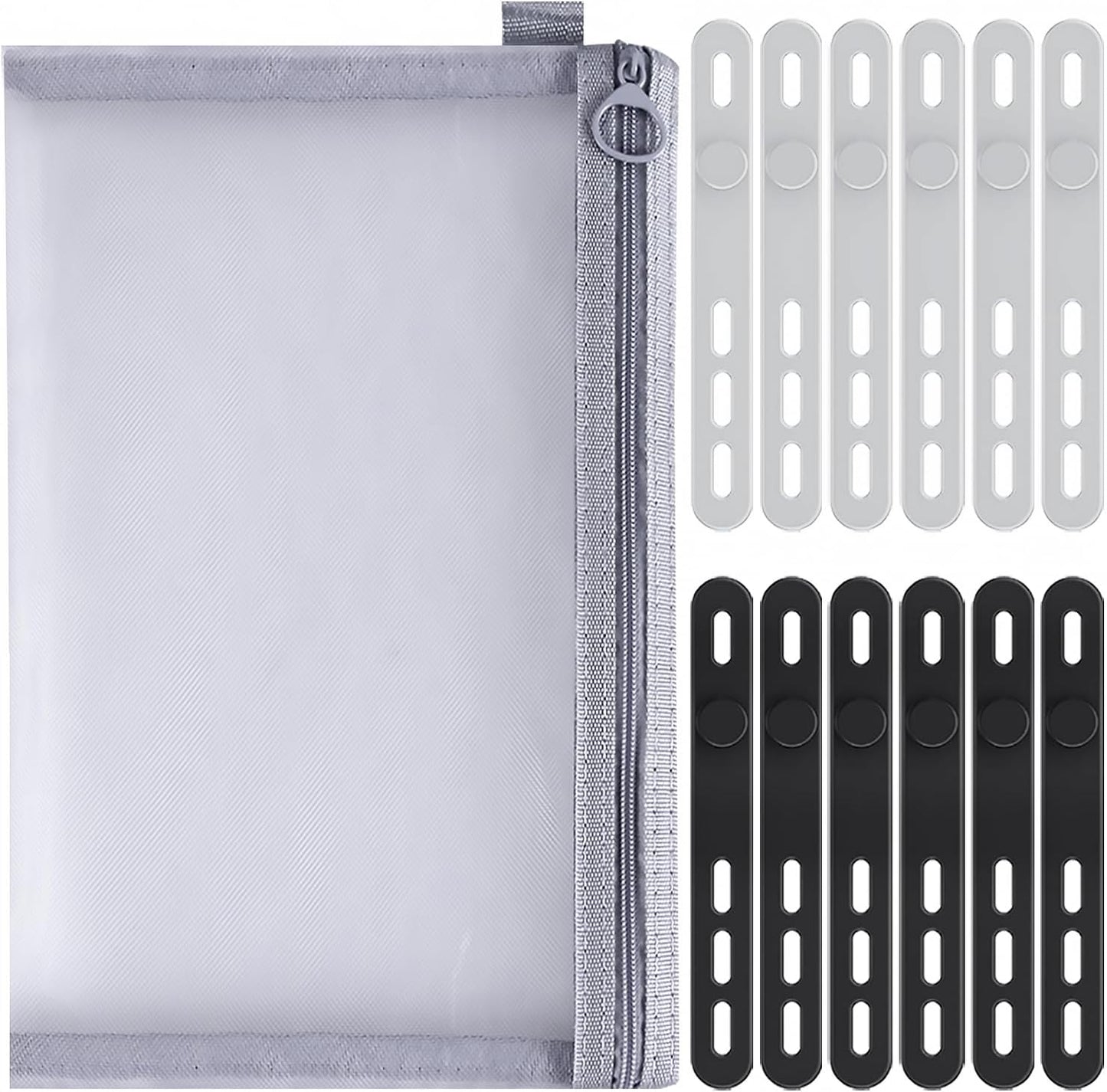 Organize Anywhere with 12pc Reusable Cable Ties by Lachiance