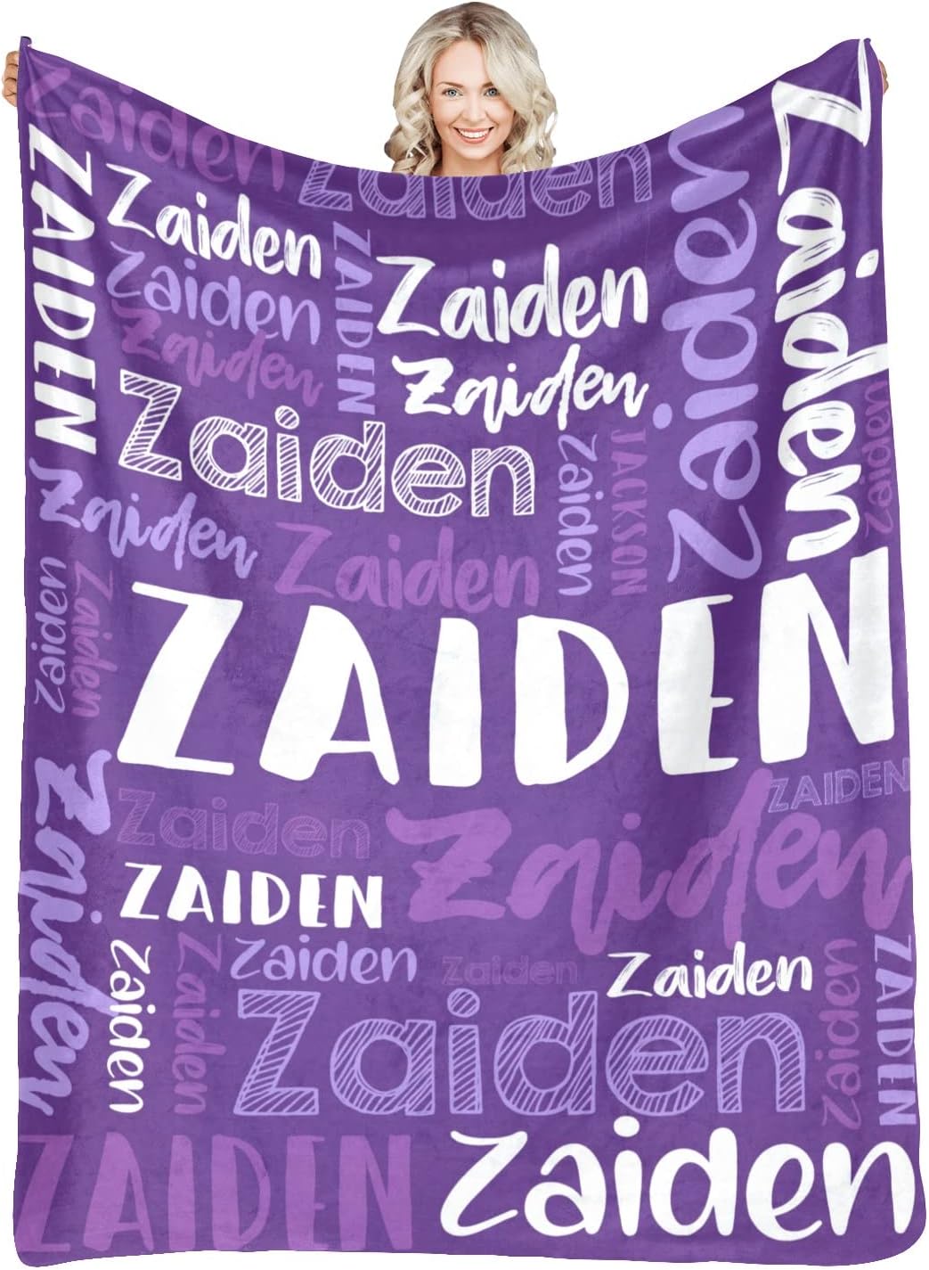 Personalized Blankets for Kids and Adults - Custom Name Throws