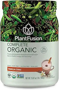 PlantFusion Complete Organic Protein Powder for Healthy Living
