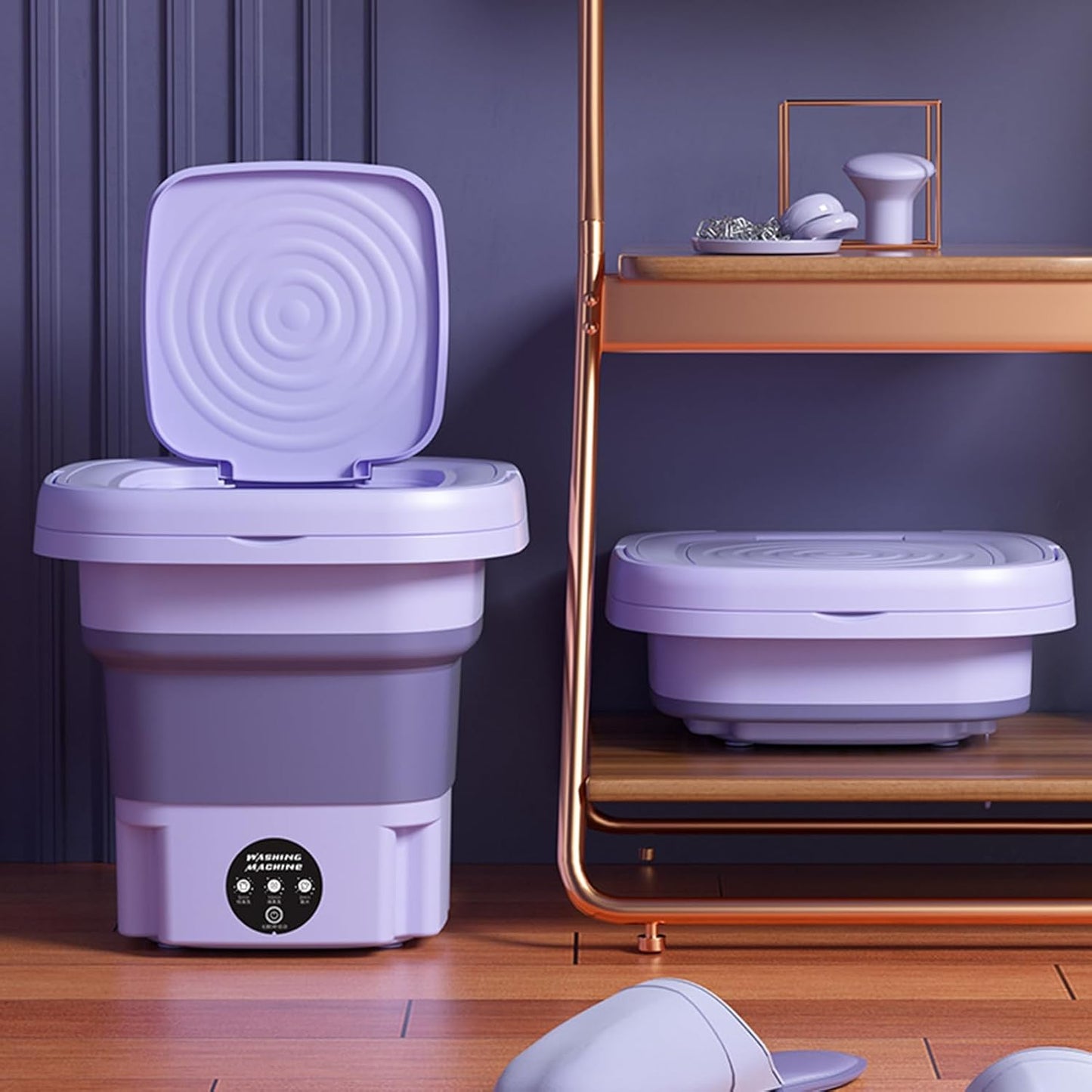 Compact 8L Portable Washer - Perfect for Baby Clothes!