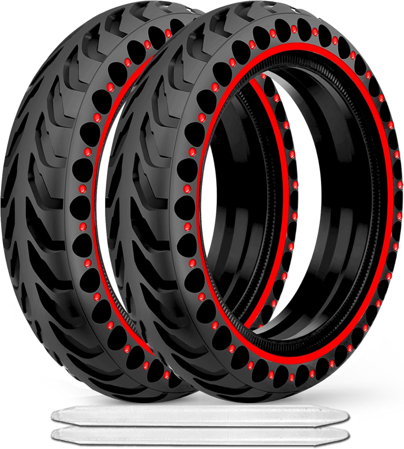 Upgrade Your Ride with 2-Pack 50/75-6.1 Tubeless Scooter Tires
