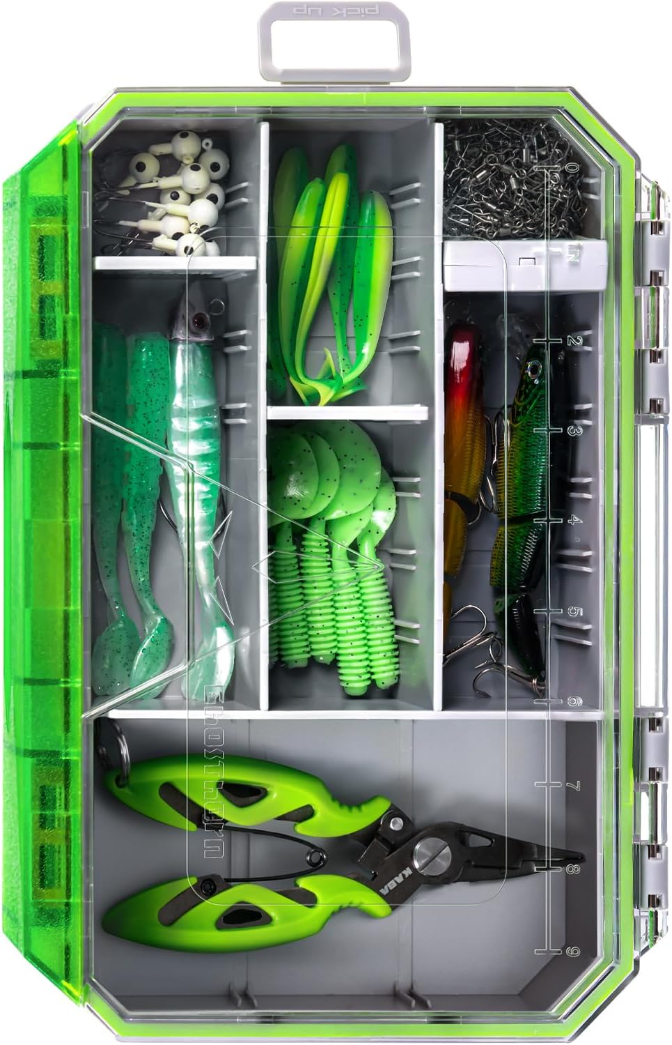 Ghosthorn Waterproof Tackle Box with Removable Dividers