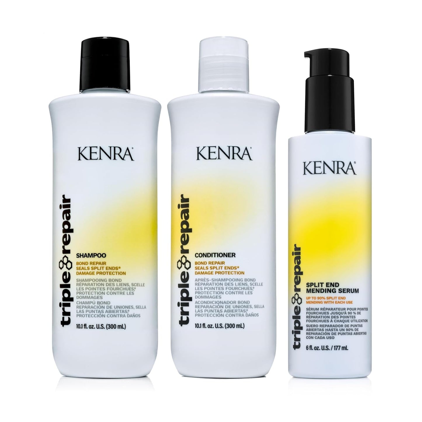 Kenra Triple Repair Shampoo for Damaged Hair and Split Ends