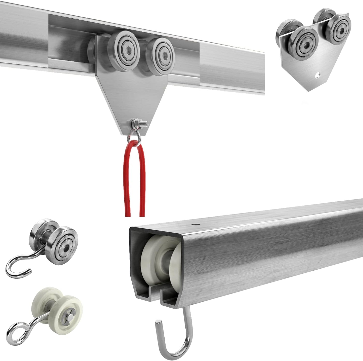 Easy Install Steel Curtain Tracks by AKON
