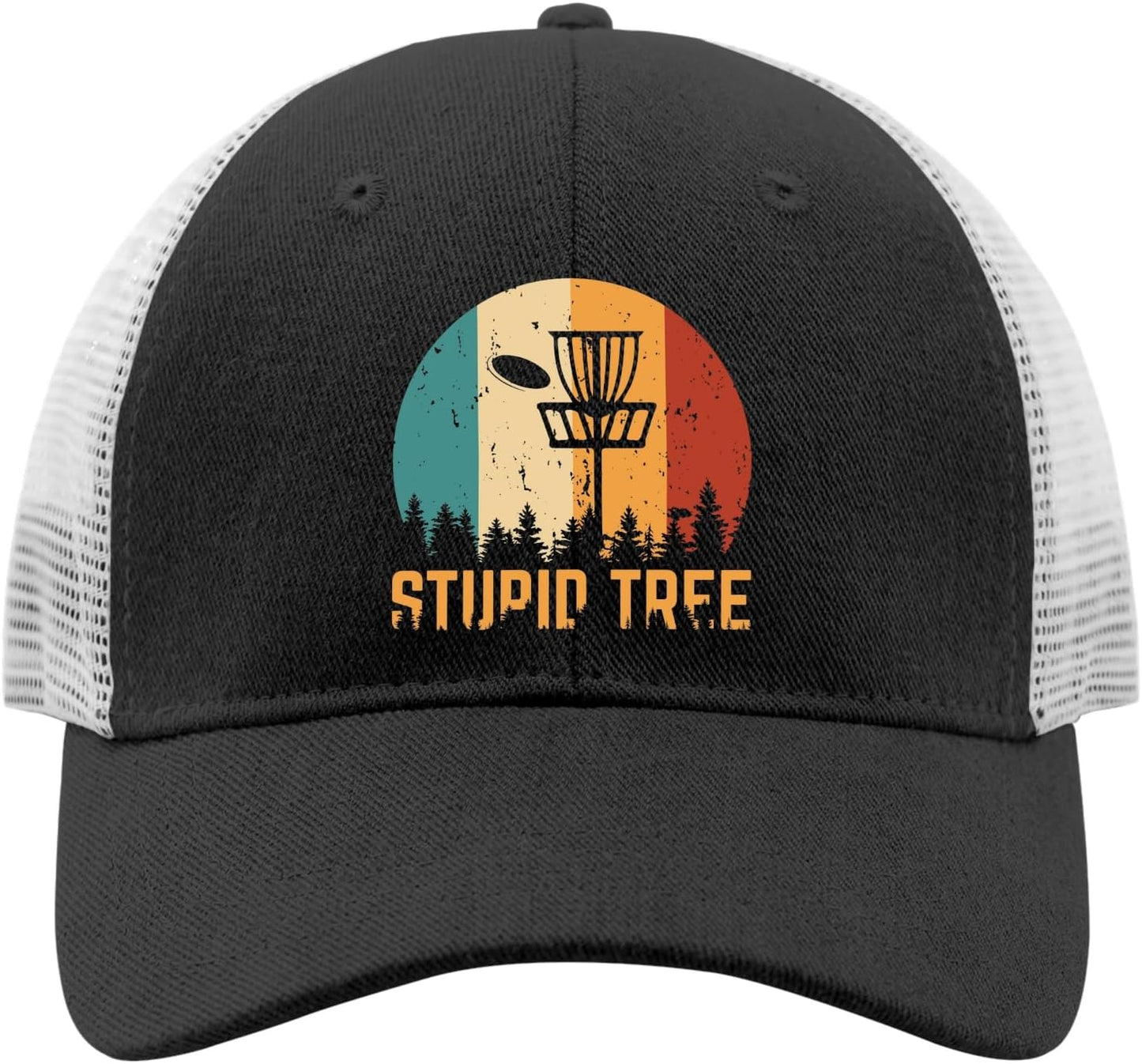 Stupid Tree Funny Disc Golf Cap - Vintage Washed Lightweight Hat